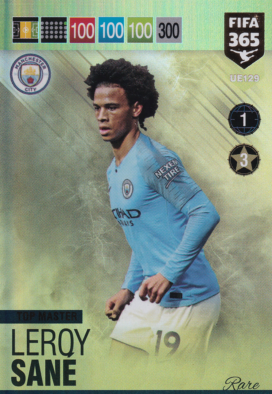UE129. LEROY SANE - MANCHESTER CITY - TOP MASTER