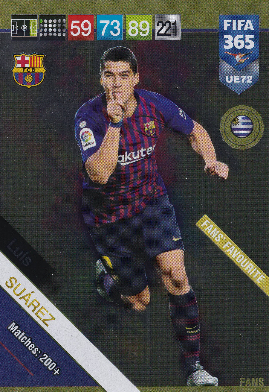 UE072. LUIS SUAREZ - BARCELONA - FANS FAVOURITE