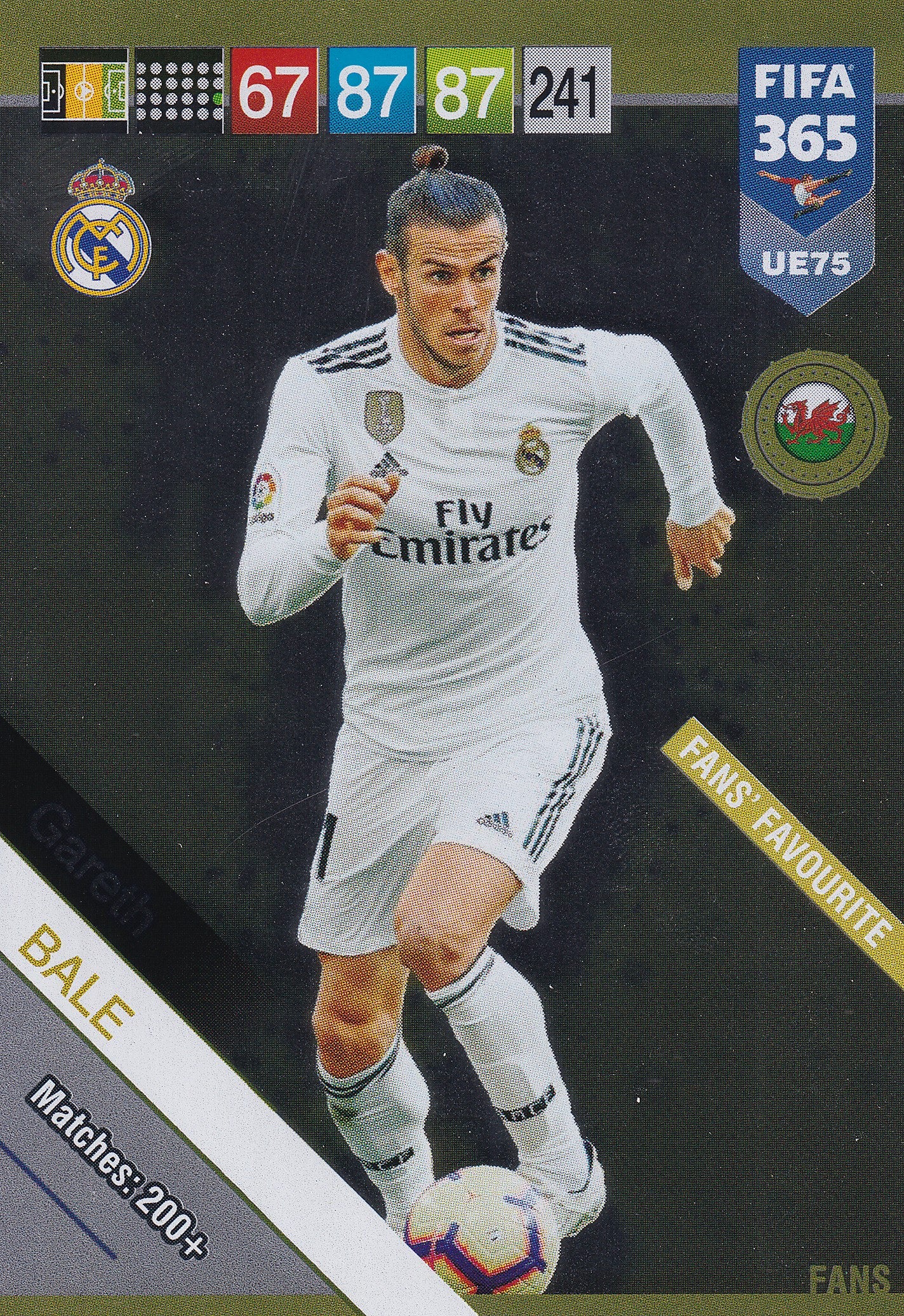 UE075. GARETH BALE - REAL MADRID - FANS FAVOURITE