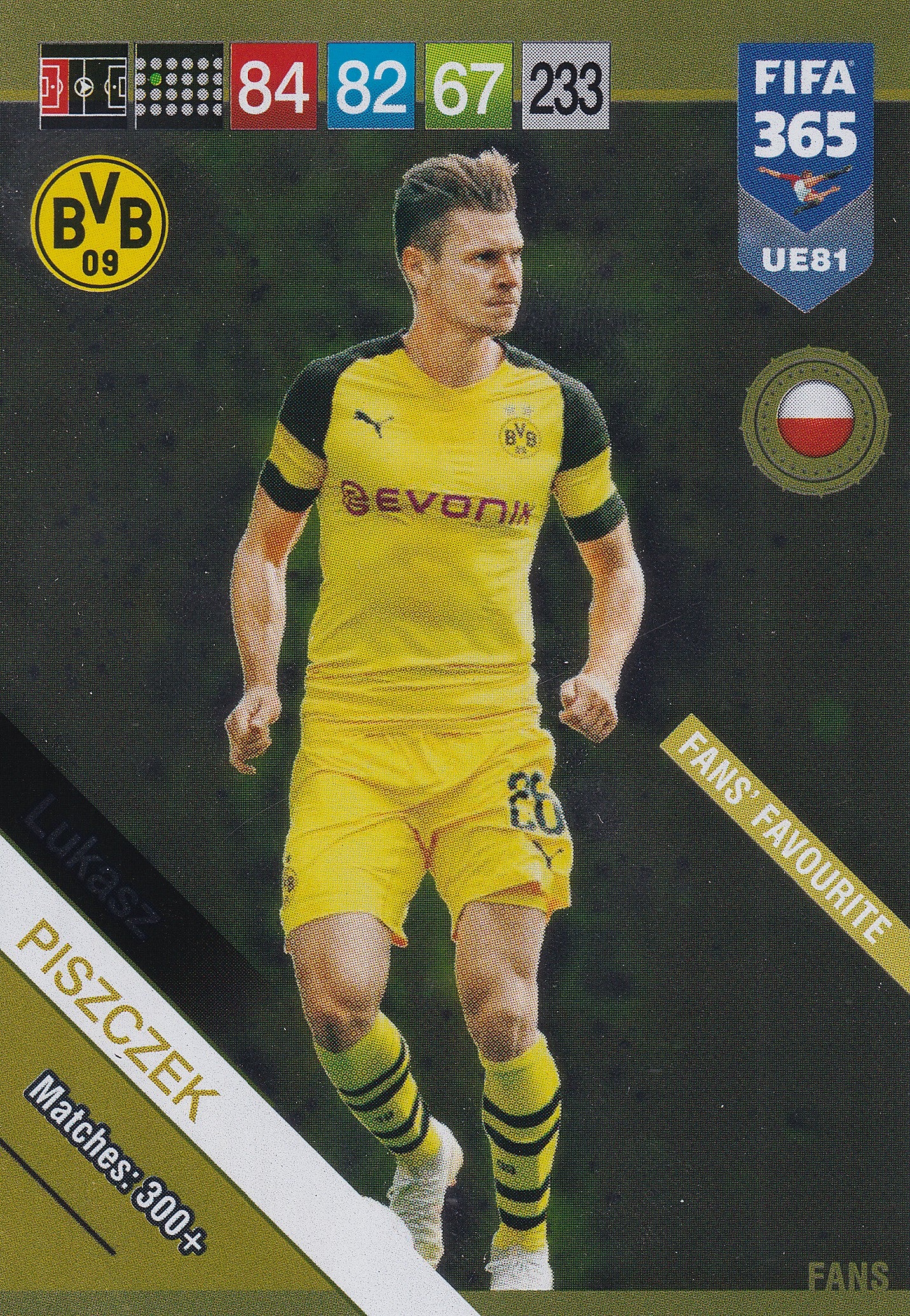 UE081. LUKASZ PISZCZEK - BORUSSIA DORTMUND - FANS FAVOURITE
