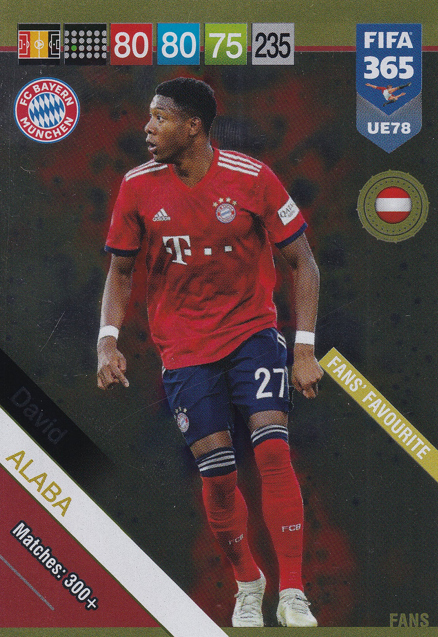 UE078. DAVID ALABA - BAYERN MÜNCHEN - FANS FAVOURITE