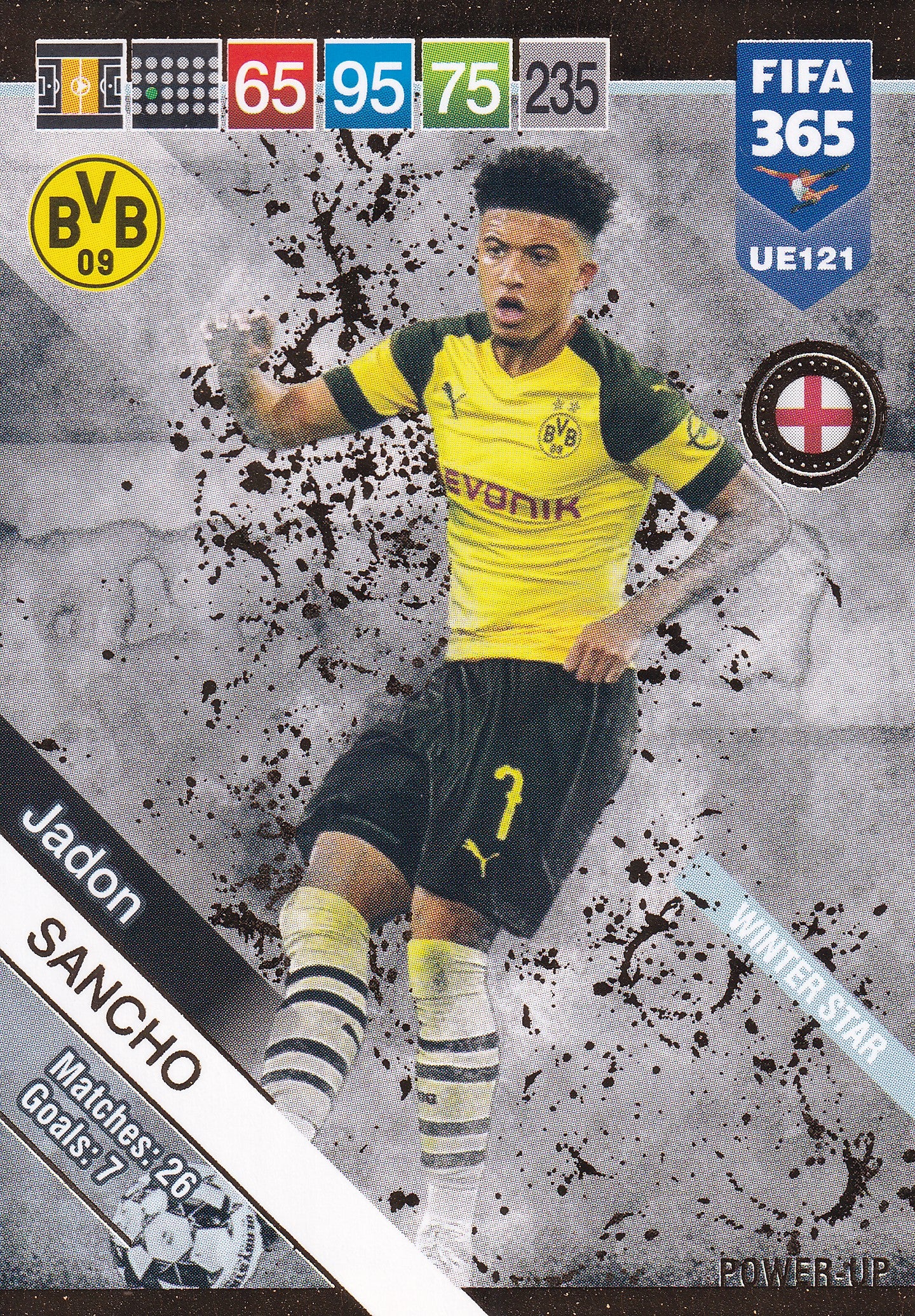 UE121. JADON SANCHO - BORUSSIA DORTMUND - WINTER STAR
