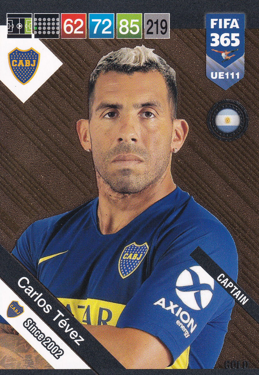 UE111. CARLOS TEVEZ - BOCA JUNIORS - CAPTAIN