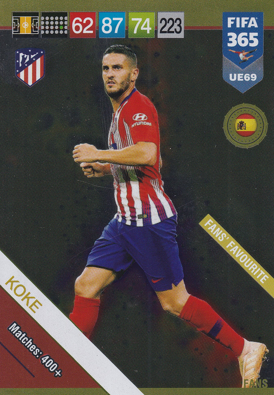 UE069. KOKE - ATLETICO MADRID - FANS FAVOURITE