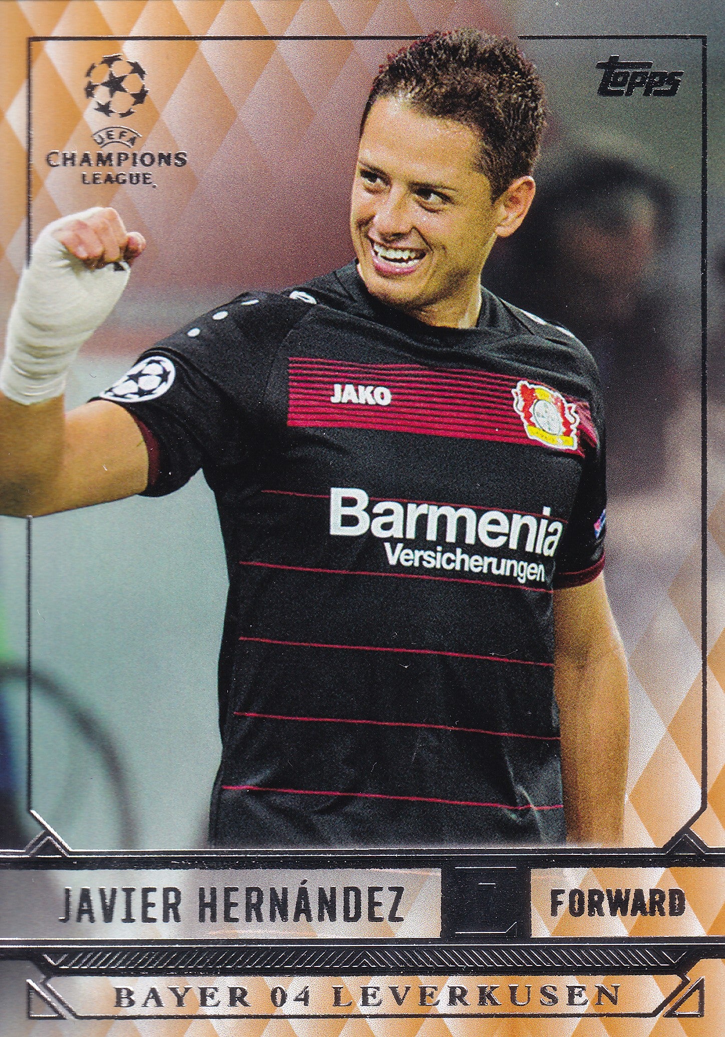 014. JAVIER HERNANDEZ - BAYER 04 LEVERKUSEN - ORANGE