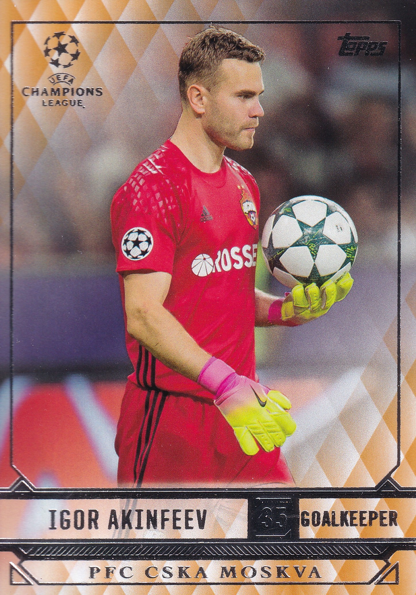 146. IGOR AKINFEEV - PFC CSKA MOSKVA - ORANGE