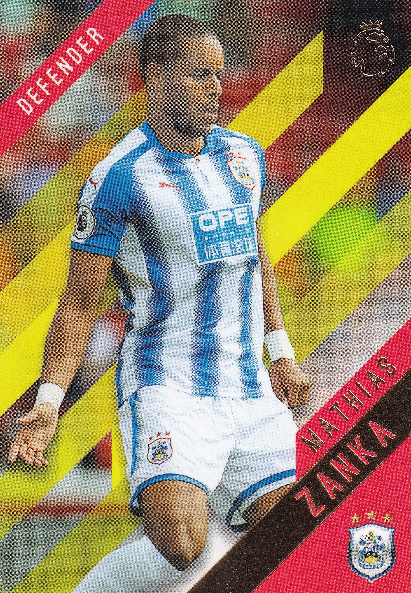 055. MATHIAS ZANKA - HUDDERSFIELD TOWN - YELLOW