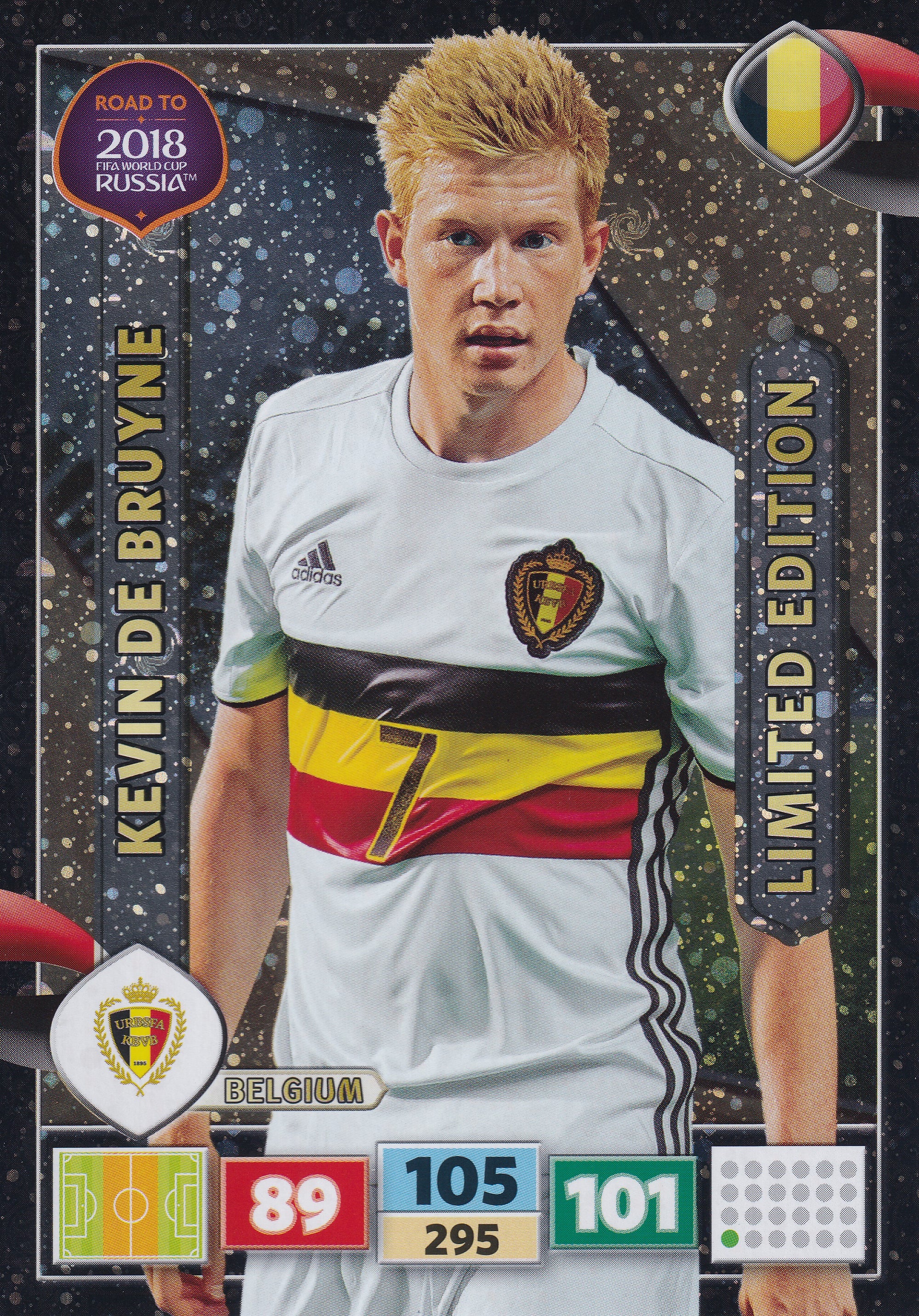 LE-2018. KEVIN DE BRUYNE - BELGIUM - STORFORMATKORT