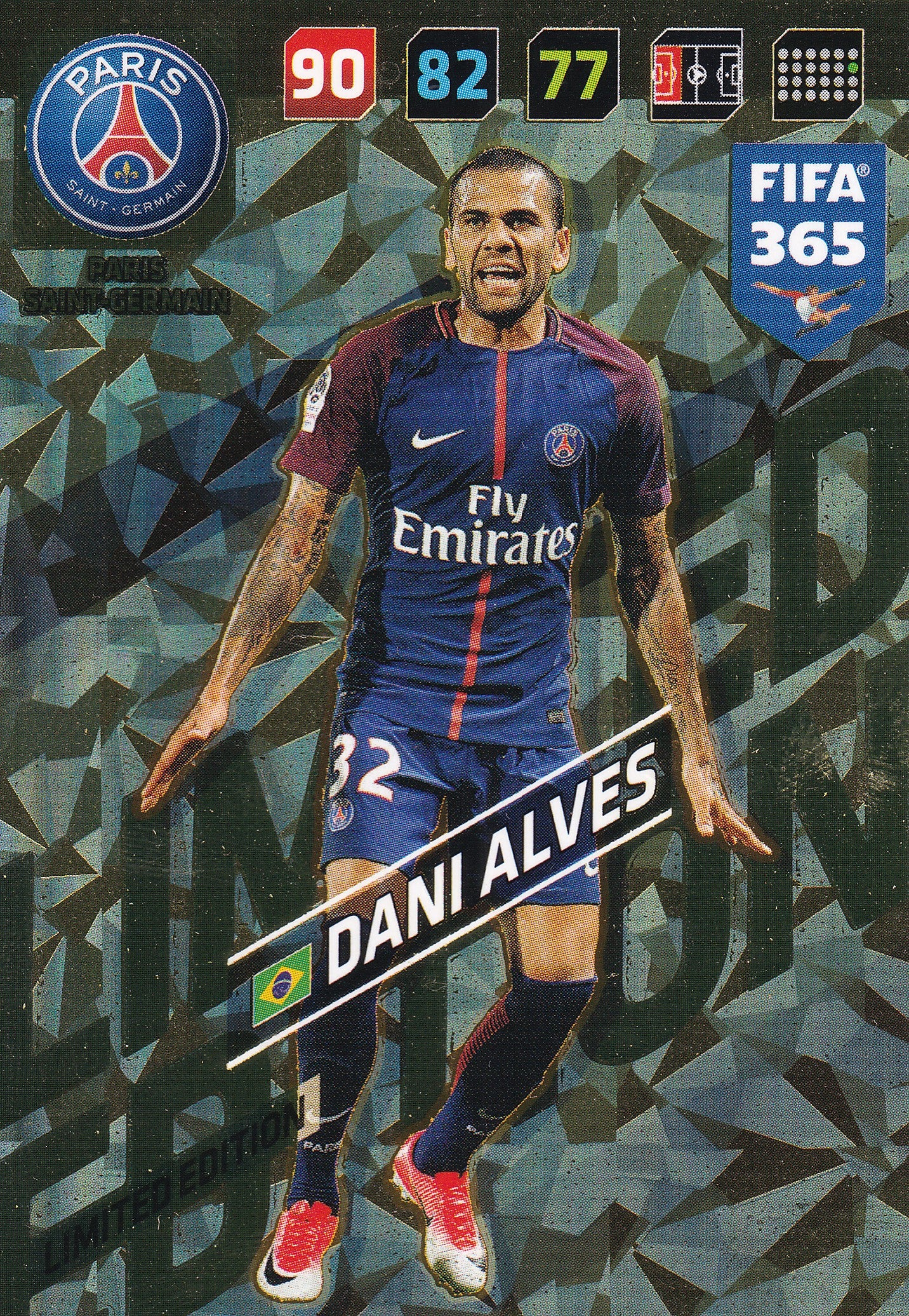 LE - DANI ALVES - PARIS SAINT-GERMAIN - LIMITED EDITION