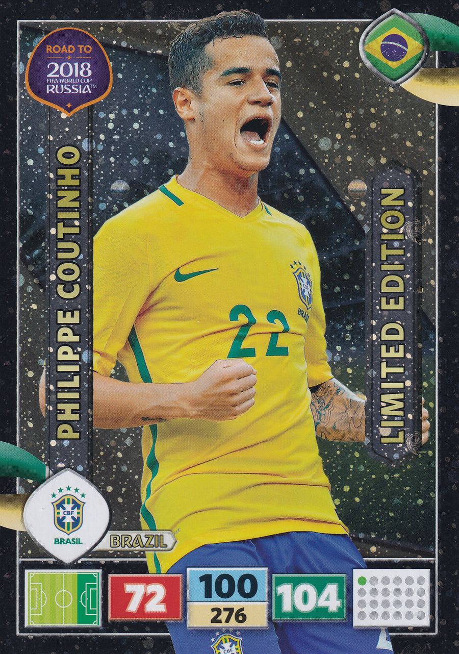 LE-2018. PHILIPPE COUTINHO - BRAZIL - STORFORMATKORT