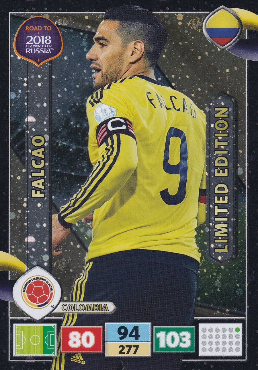 LE-2018. FALCAO - COLOMBIA - STORFORMATKORT