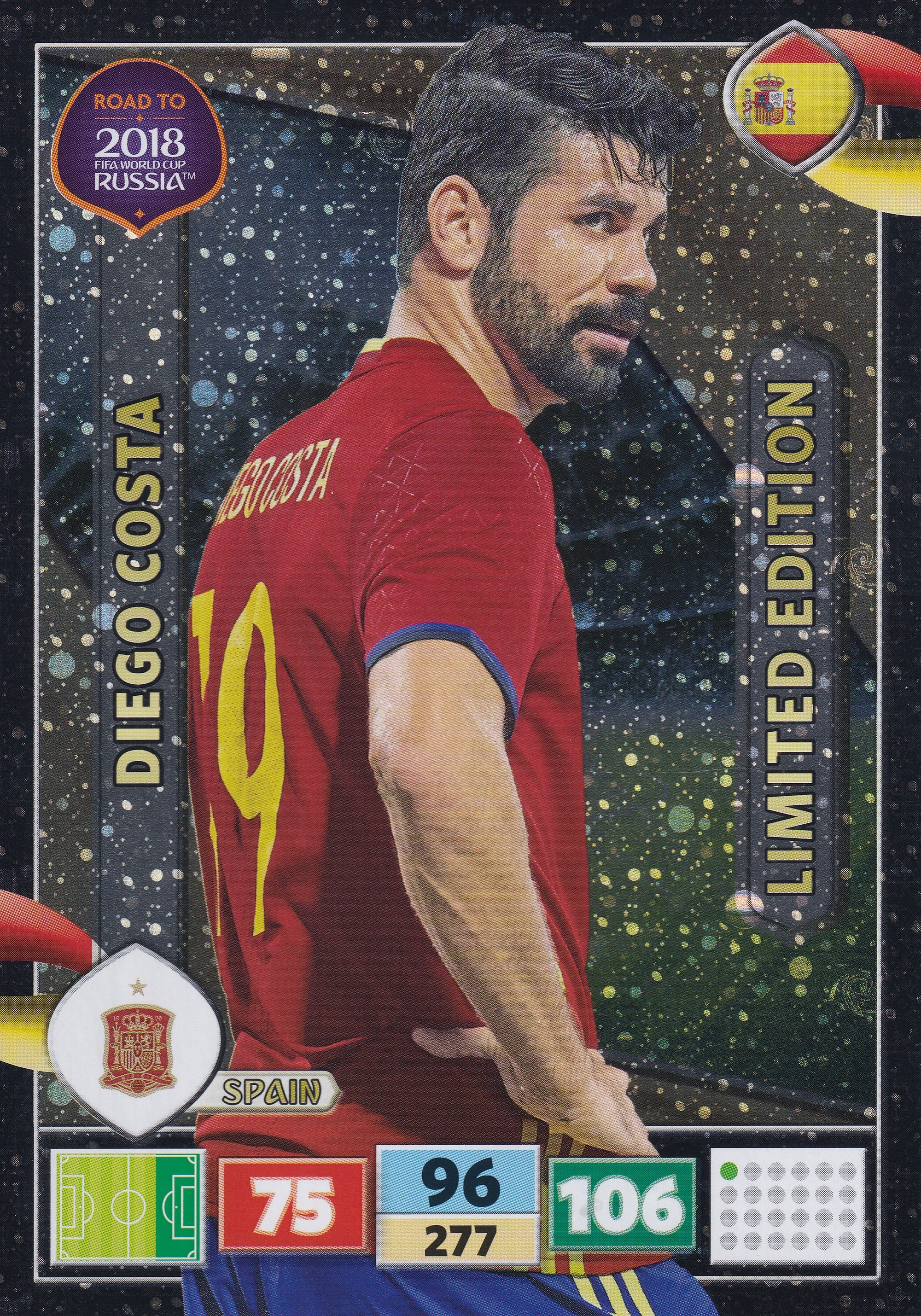 LE-2018. DIEGO COSTA - SPAIN - STORFORMATKORT