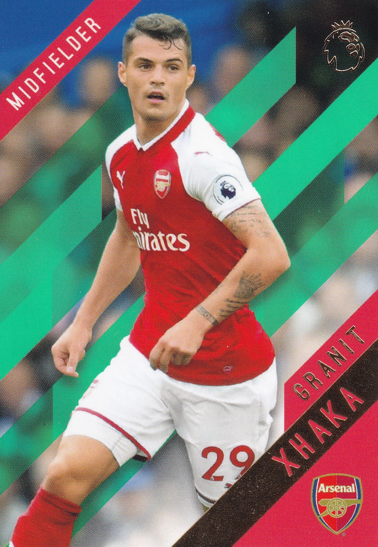 011. GRANIT XHAKA - ARSENAL - GREEN