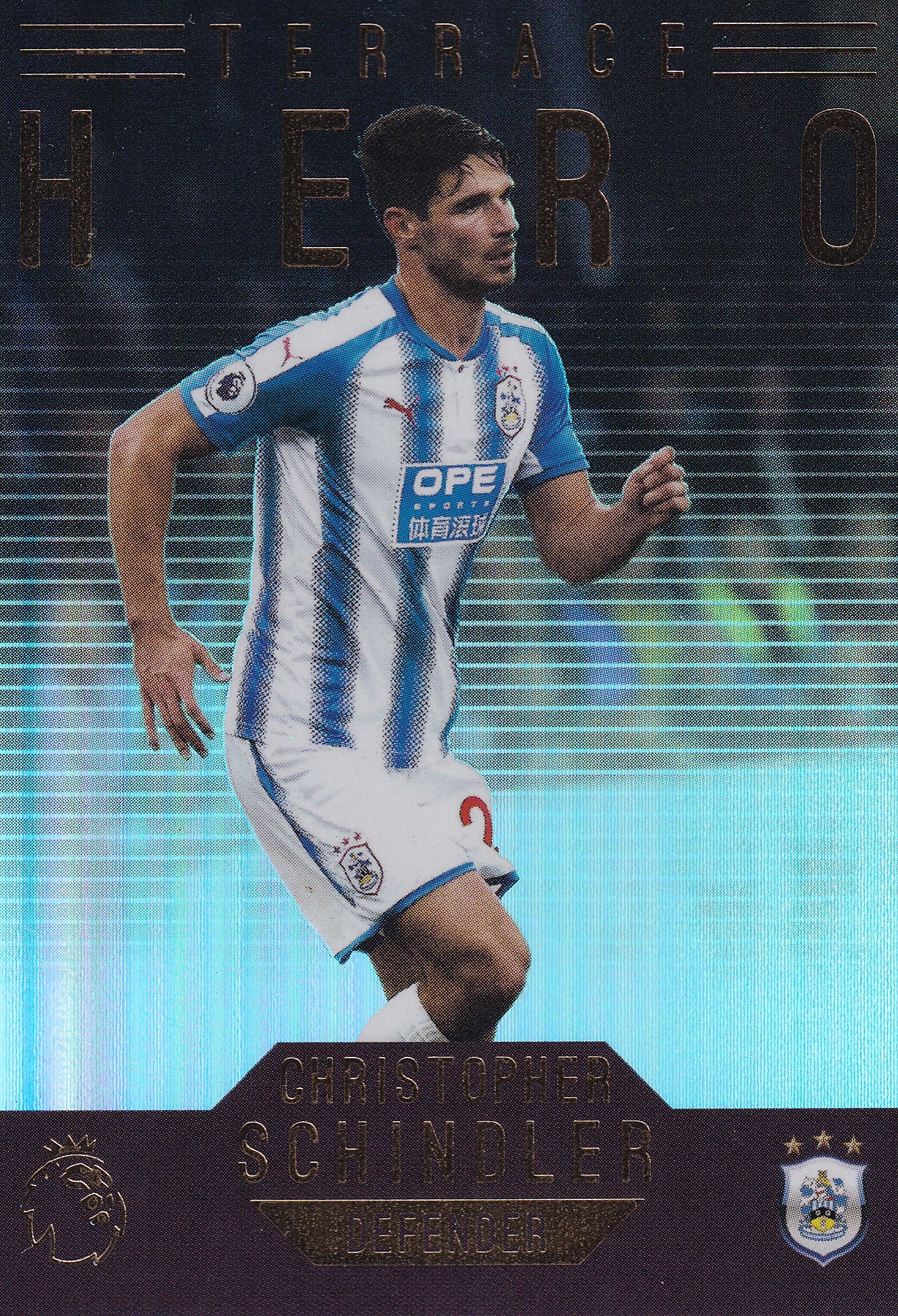 158. CHRISTOPHER SCHINDLER - HUDDERSFIELD TOWN - TERRACE HERO