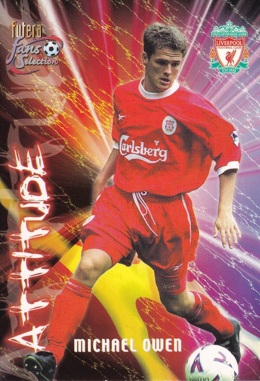 102. MICHAEL OWEN - LIVERPOOL - ATTITUDE