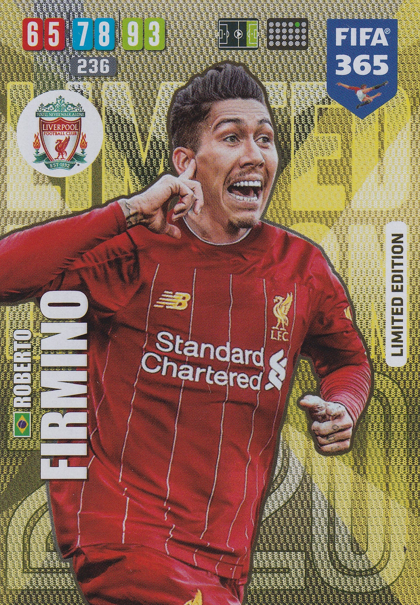 LE-2020. ROBERTO FIRMINO - LIVERPOOL - LIMITED EDITION