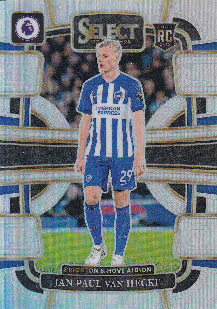 023. JAN PAUL VAN HECKE - BRIGHTON & HOVE ALBION - ROOKIE CARD - TERRACE - REFRACTOR
