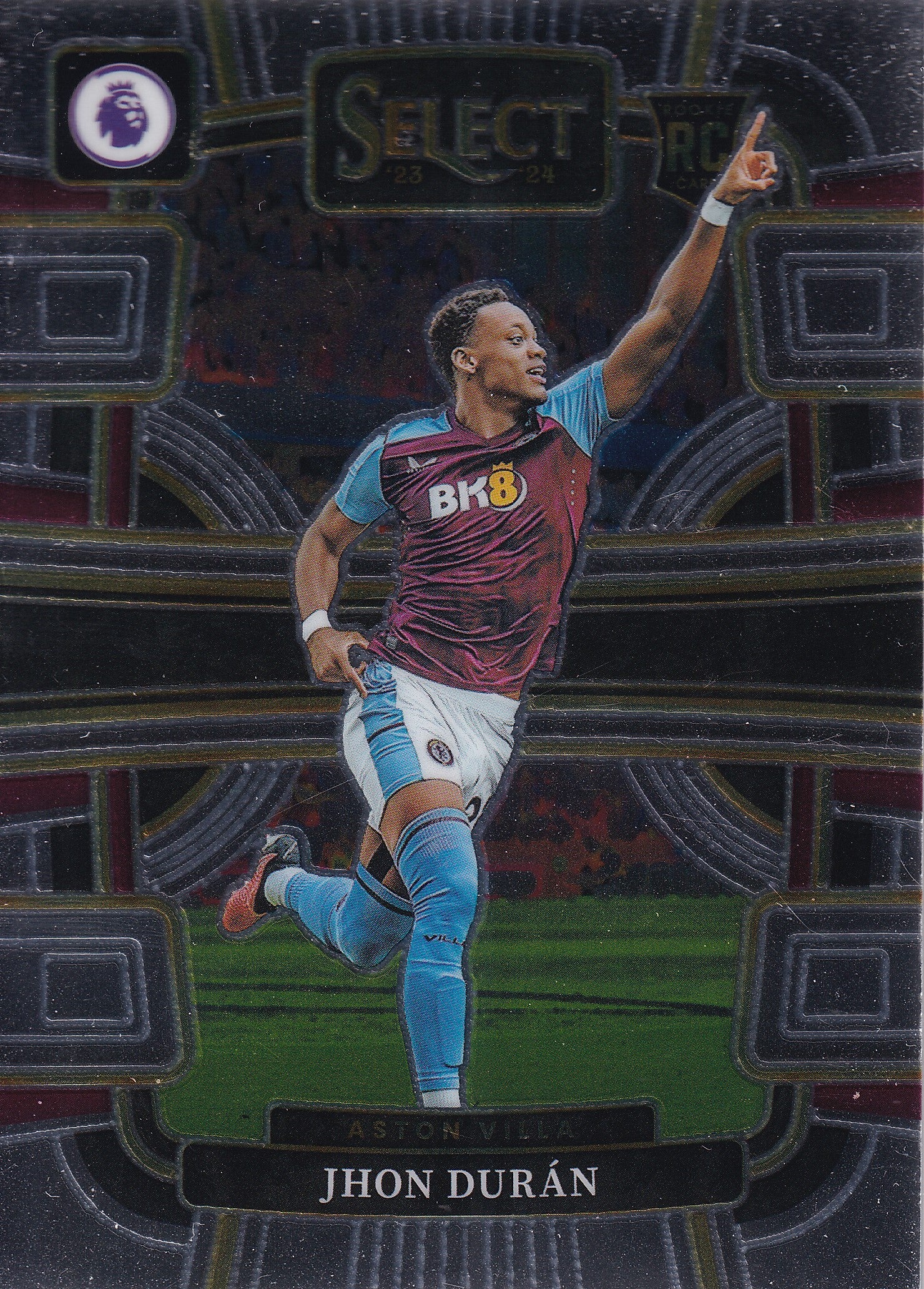 012. JOHN DURAN - ASTON VILLA - ROOKIE CARD - TERRACE