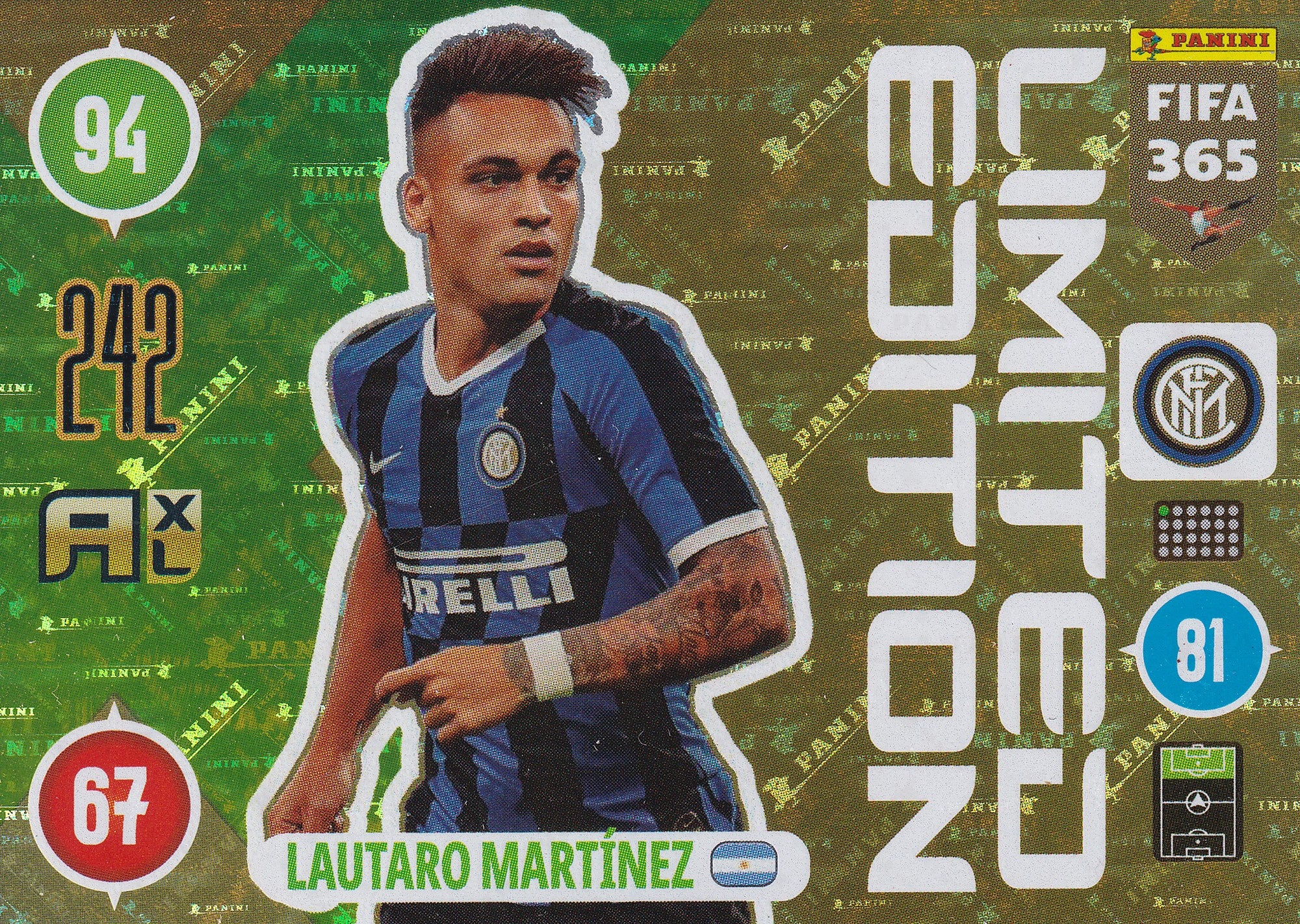 LE-2021. LAUTARO MARTINEZ - FC INTERNAZIONALE MILANO - LIMITED EDITION