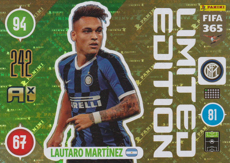 LE-2021. LAUTARO MARTINEZ - FC INTERNAZIONALE MILANO - LIMITED EDITION