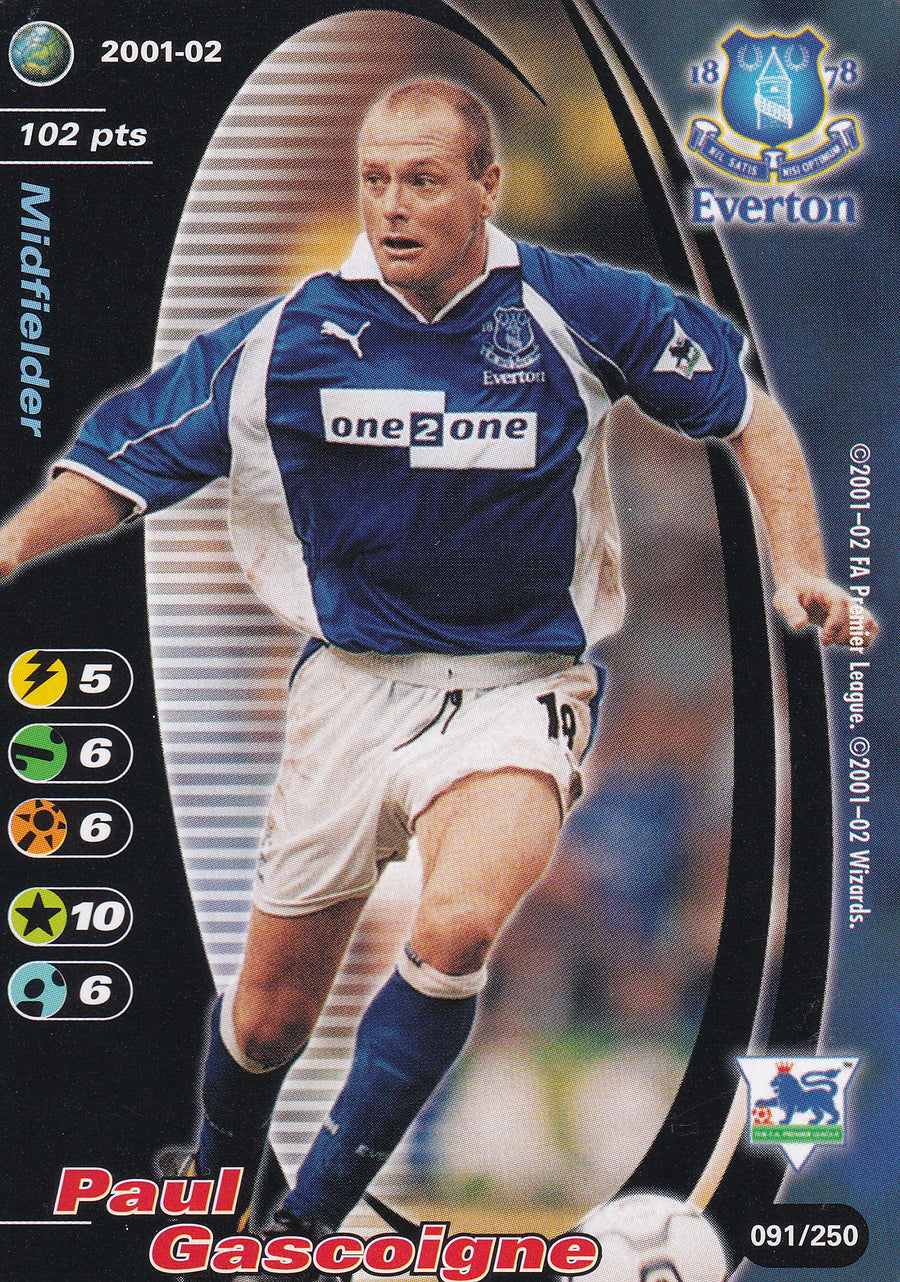 091. PAUL GASCOIGNE - EVERTON