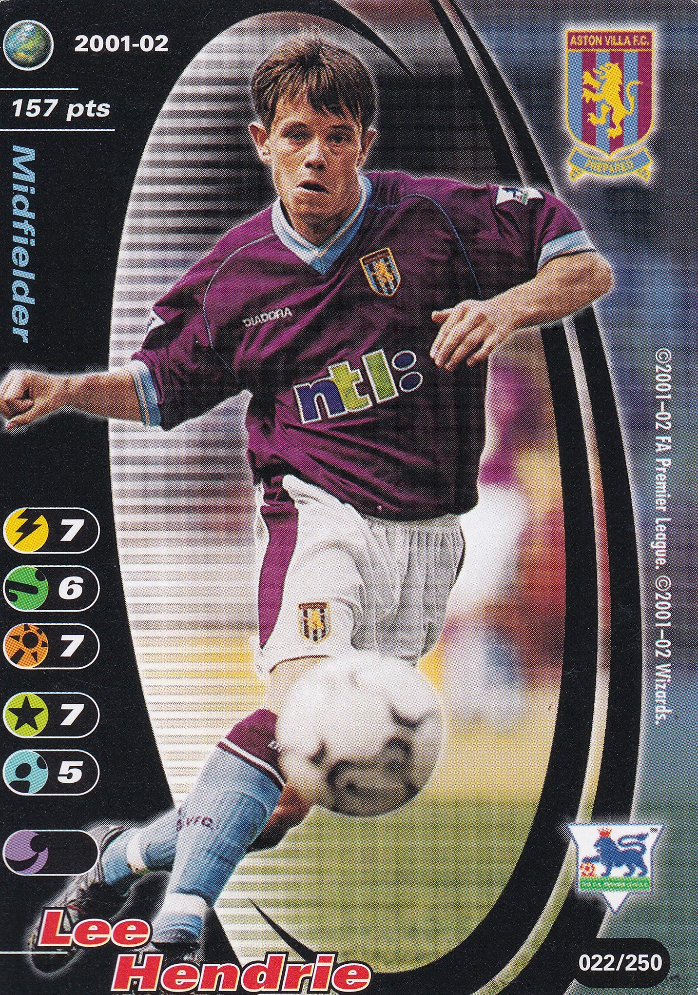 022. LEE HENDRIE - ASTON VILLA