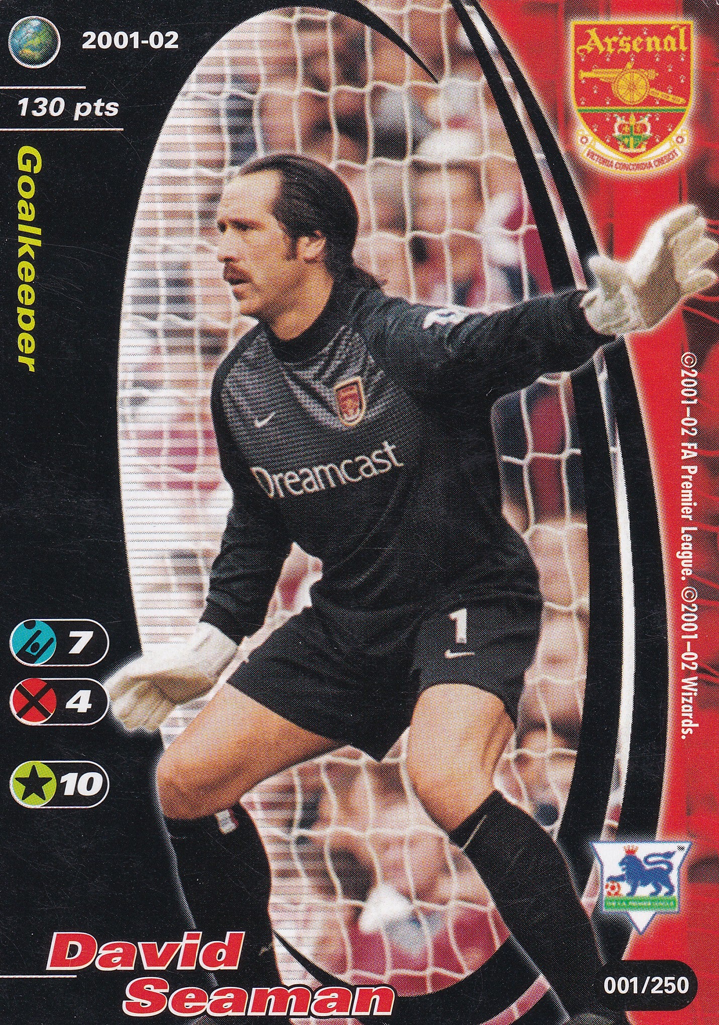 001. DAVID SEAMAN - ARSENAL