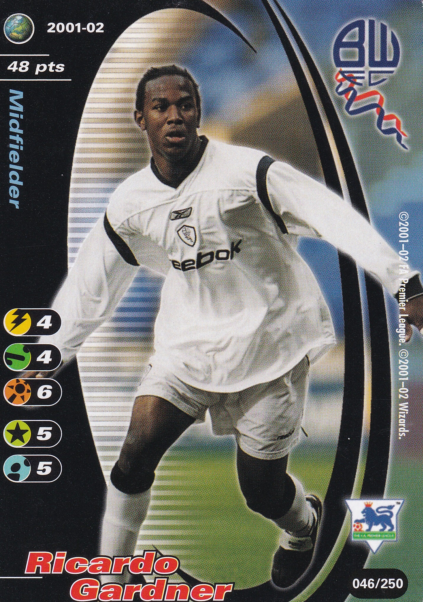 046. RICARDO GARDNER - BOLTON WANDERERS