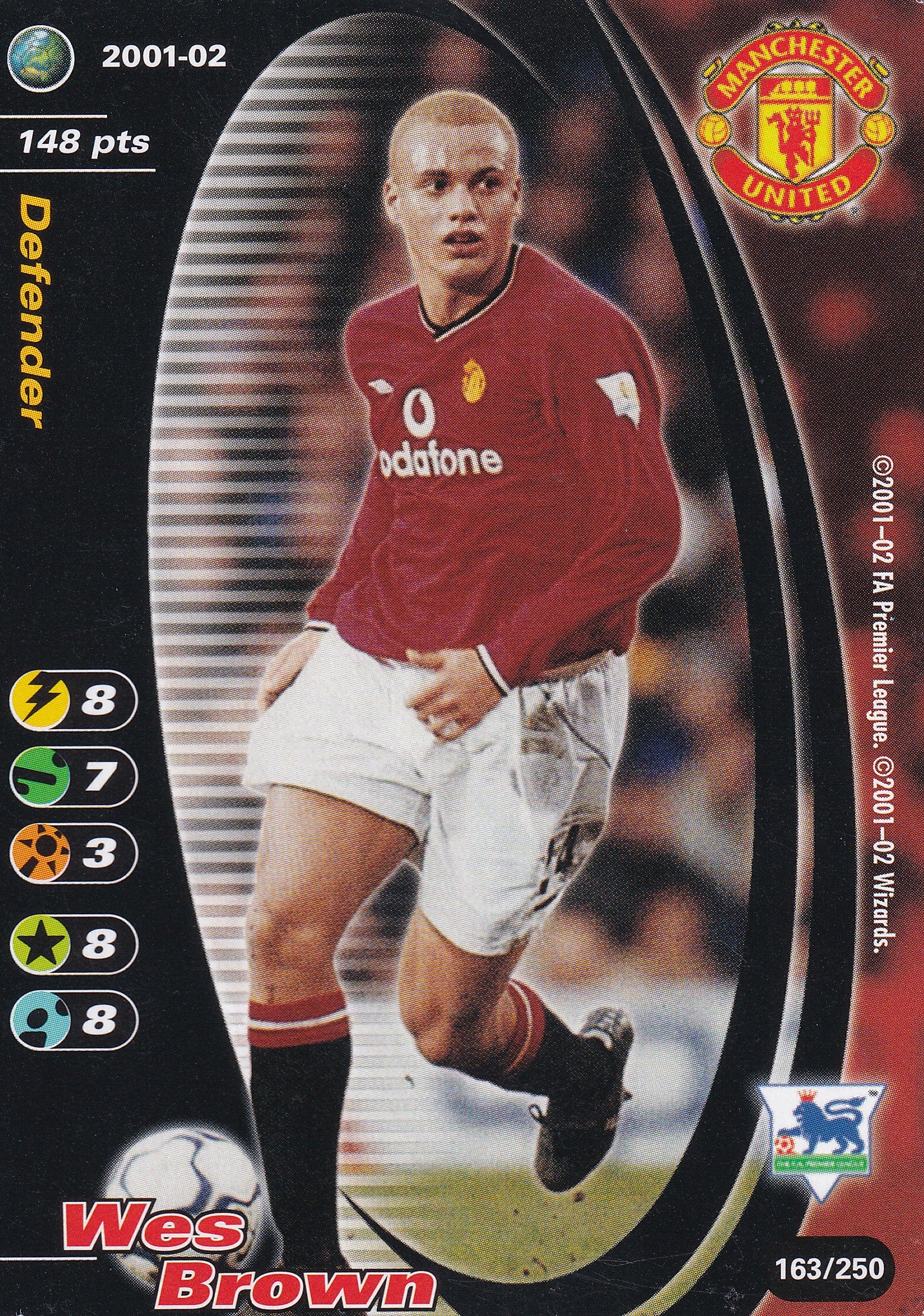 157. WES BROWN - MANCHESTER UNITED