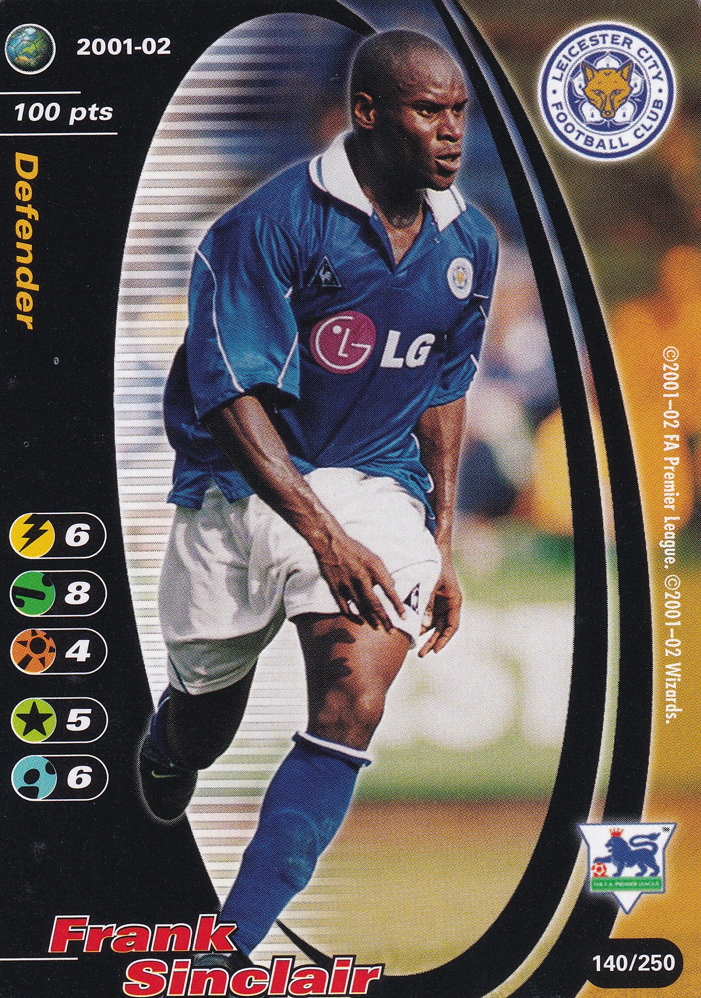 140. FRANK SINCLAIR - LEICESTER CITY