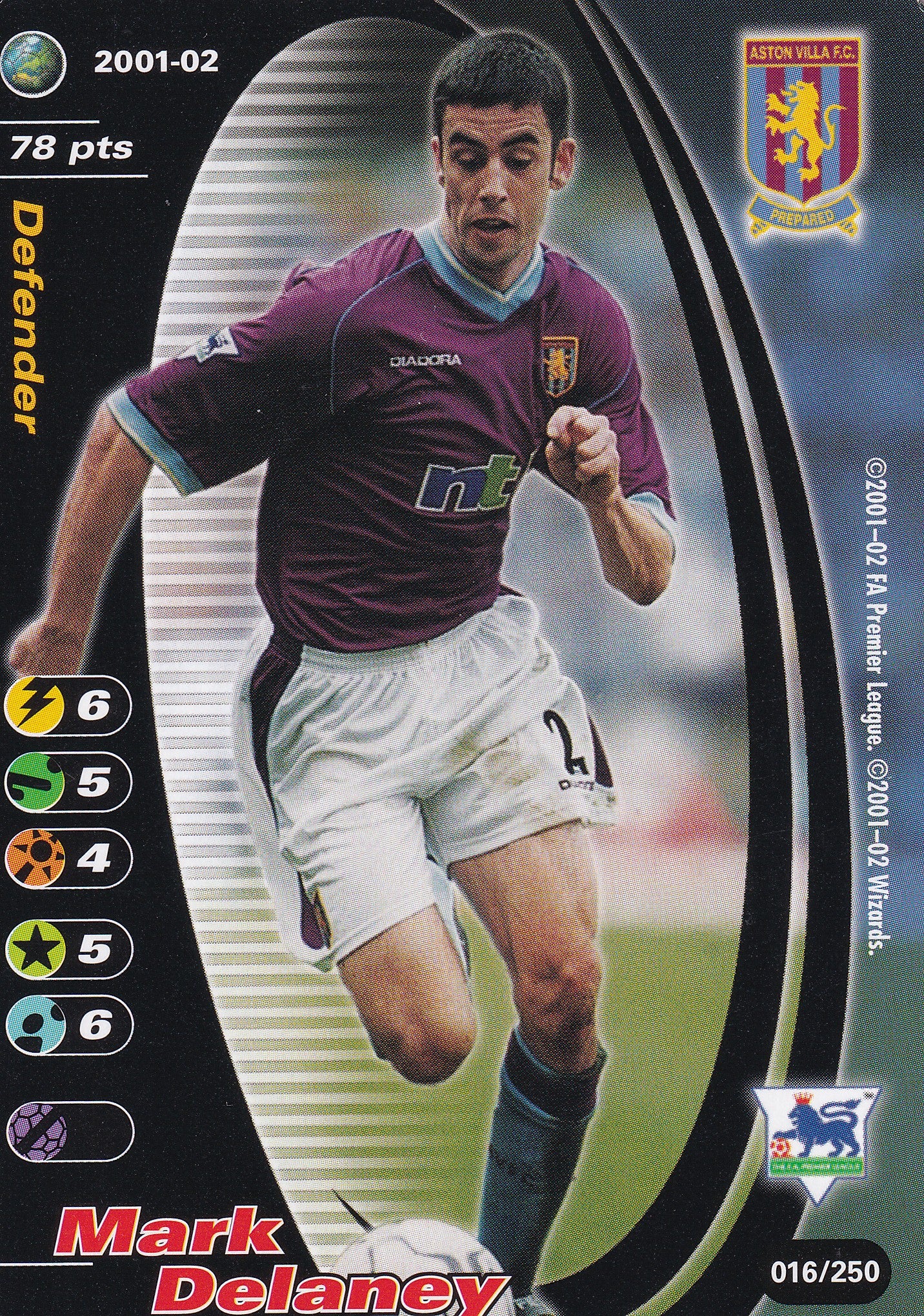 016. MARK DELANEY - ASTON VILLA
