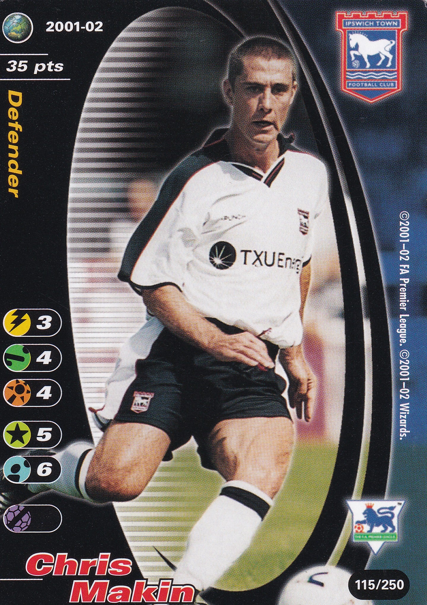 115. CHRIS MAKIN - IPSWICH TOWN