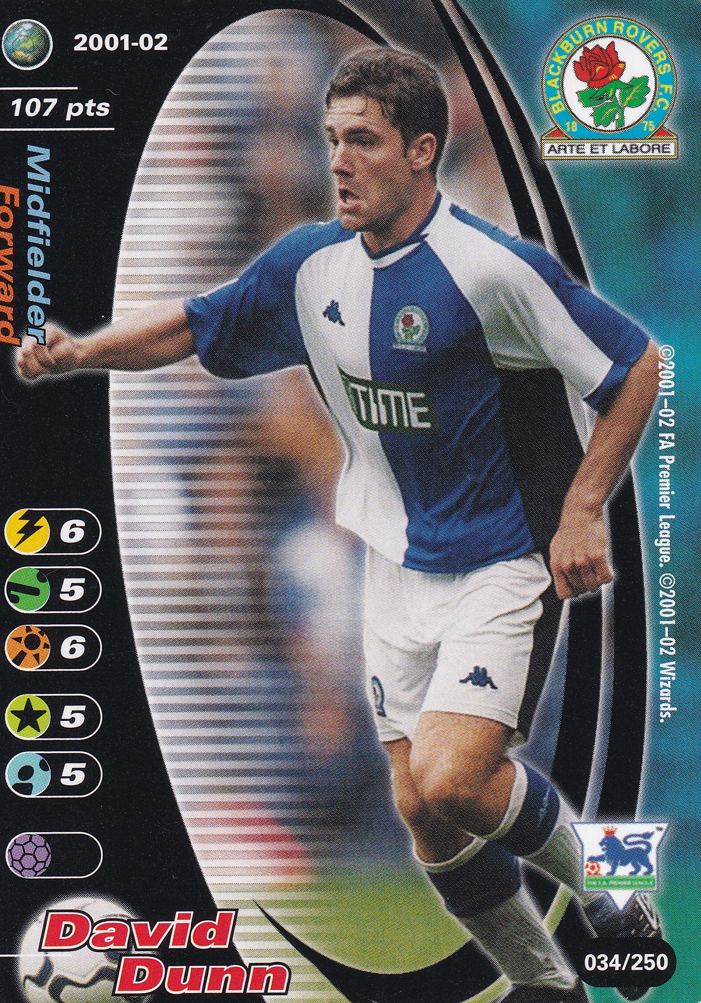 034. DAVID DUNN - BLACKBURN ROVERS