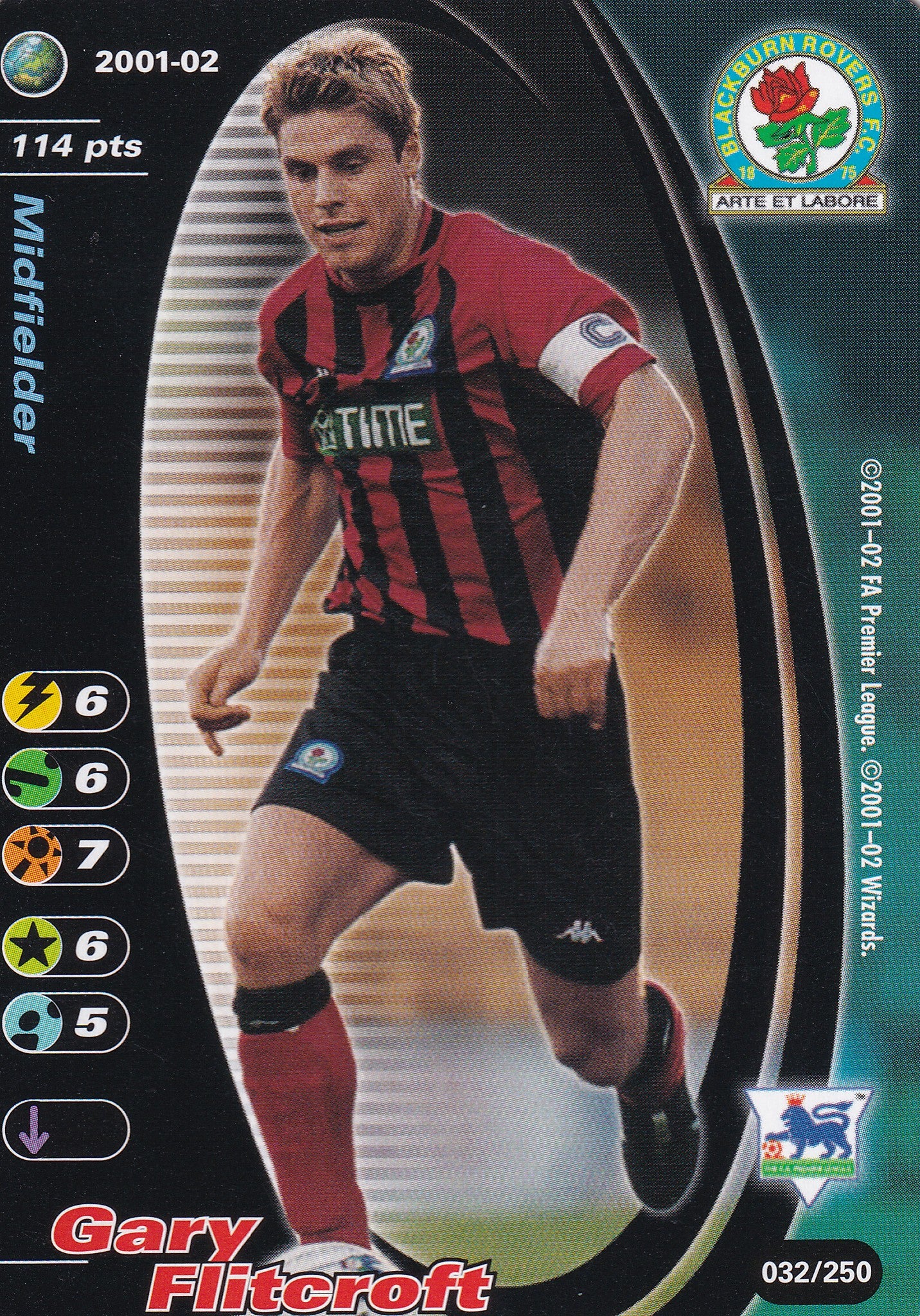 032. GARY FLITCROFT - BLACKBURN ROVERS
