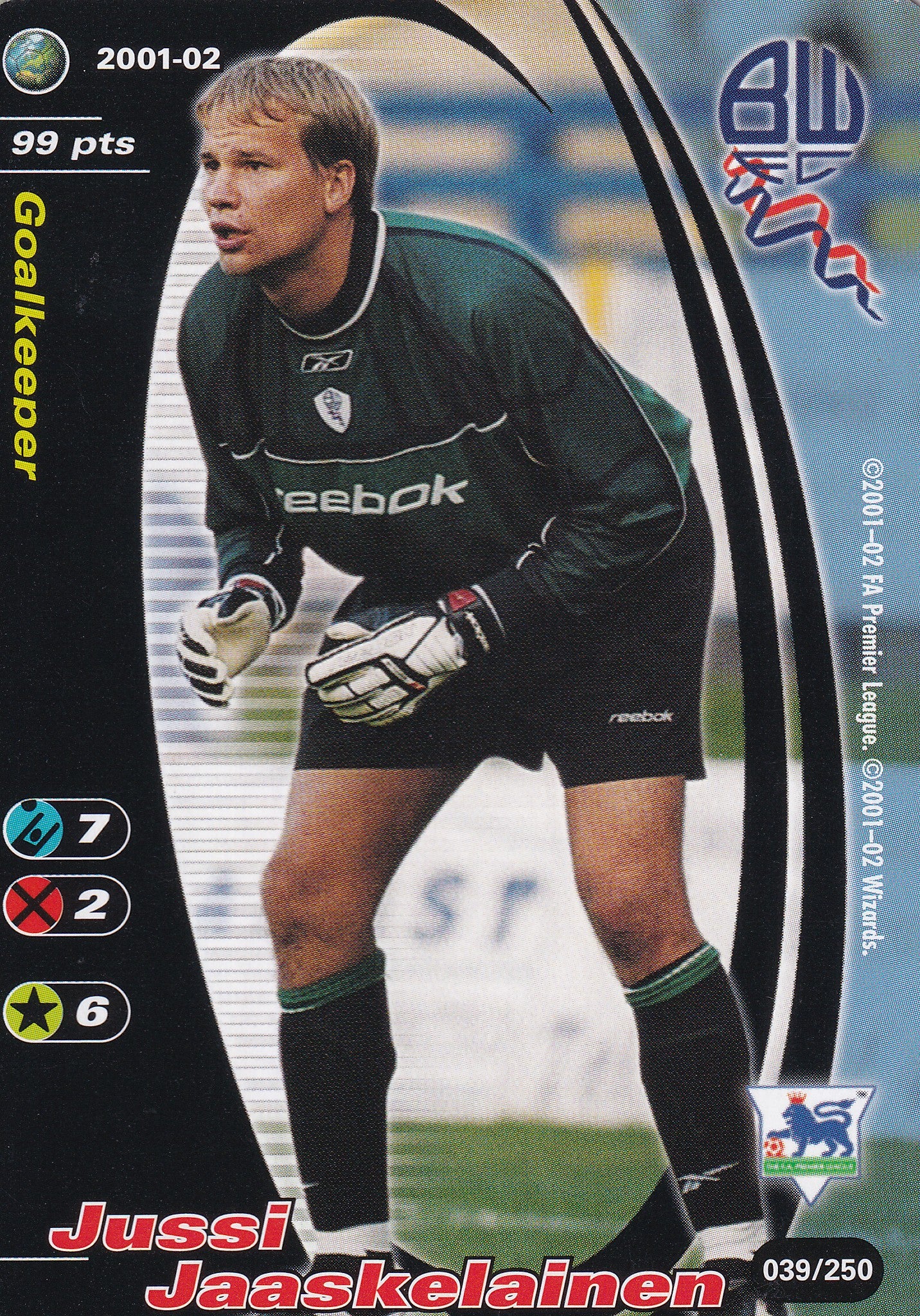 039. JUSSI JAASKELAINEN - BOLTON WANDERERS