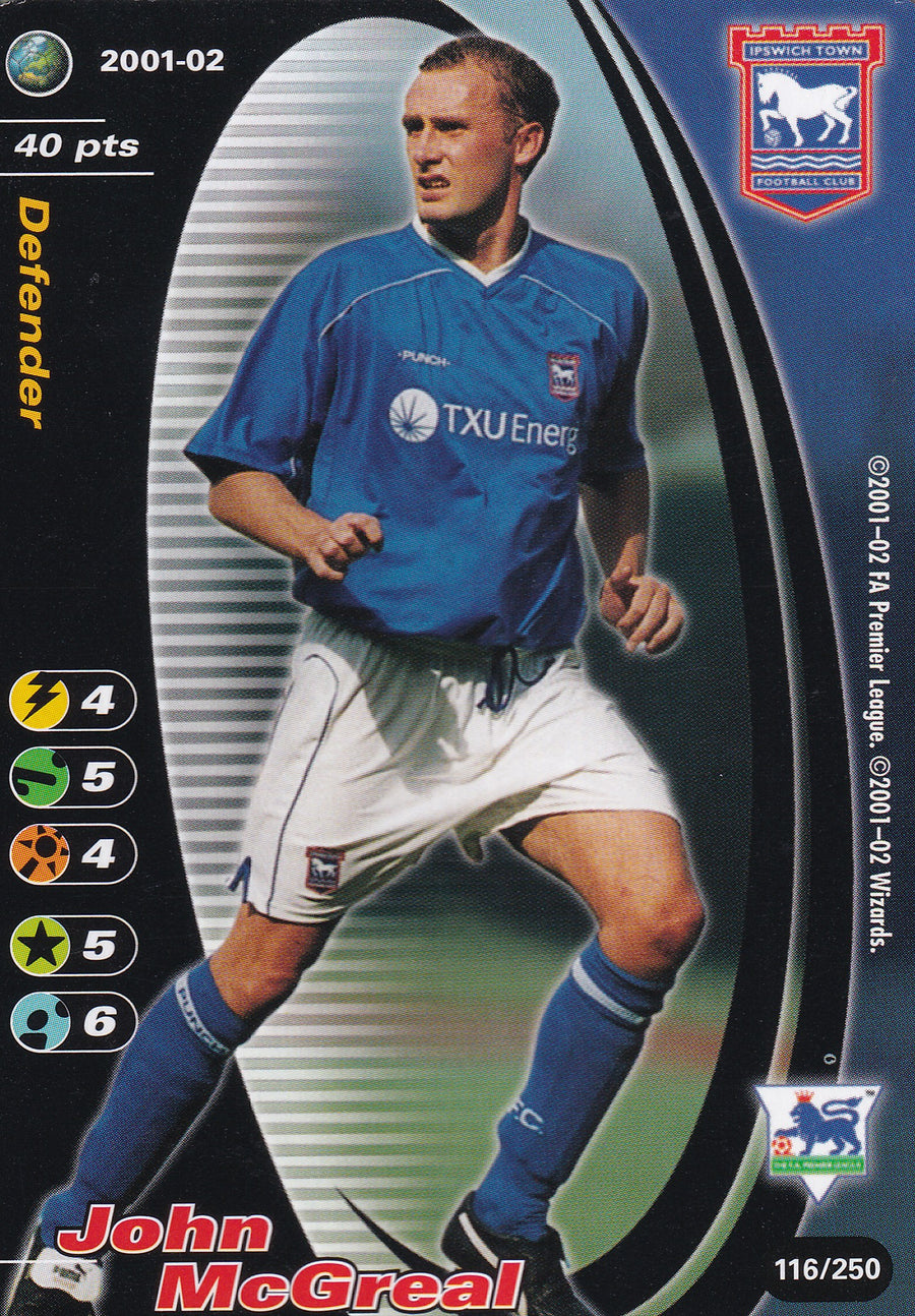 116. JOHN McGREAL - IPSWICH TOWN