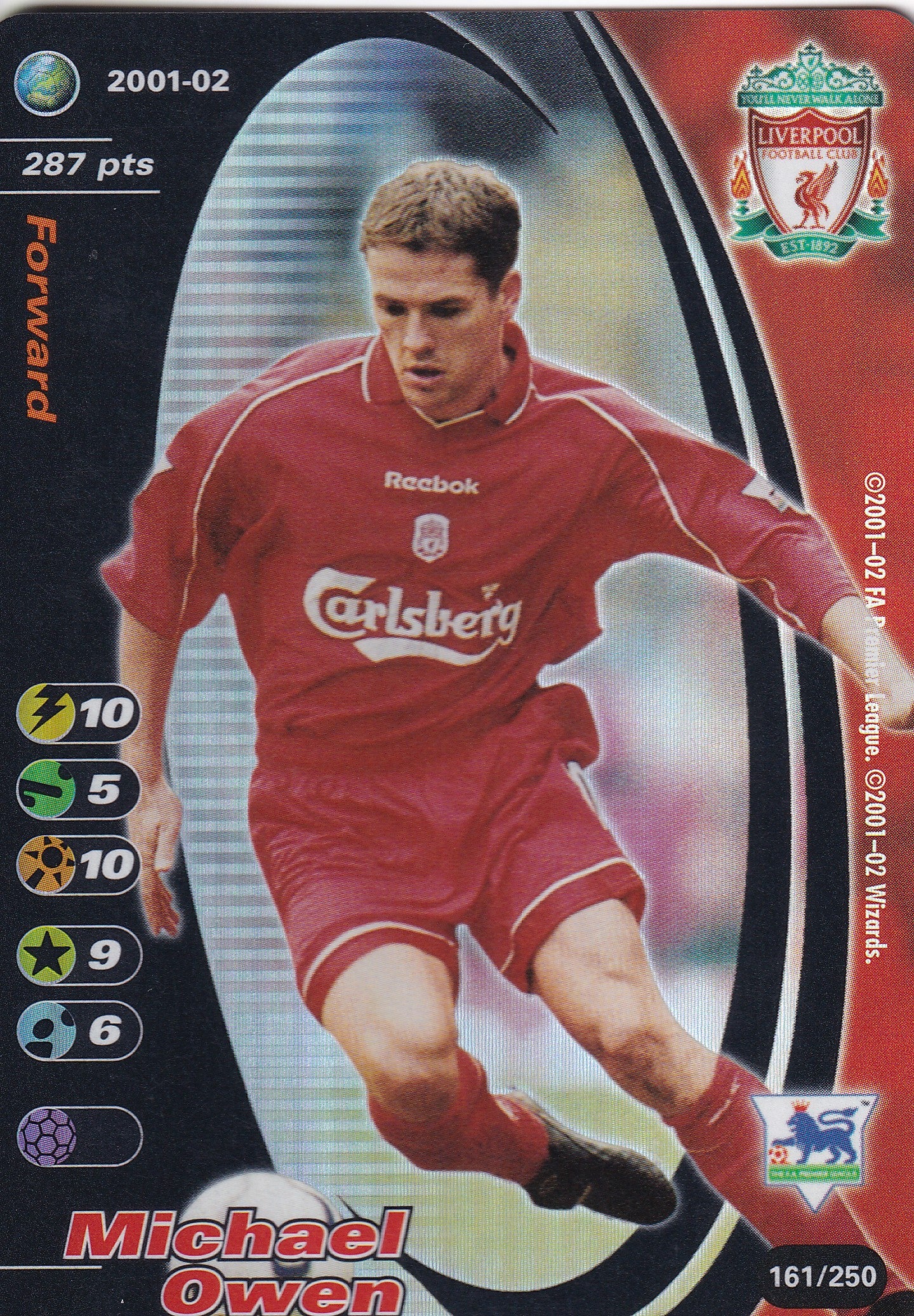 155. MICHAEL OWEN - LIVERPOOL - FOIL