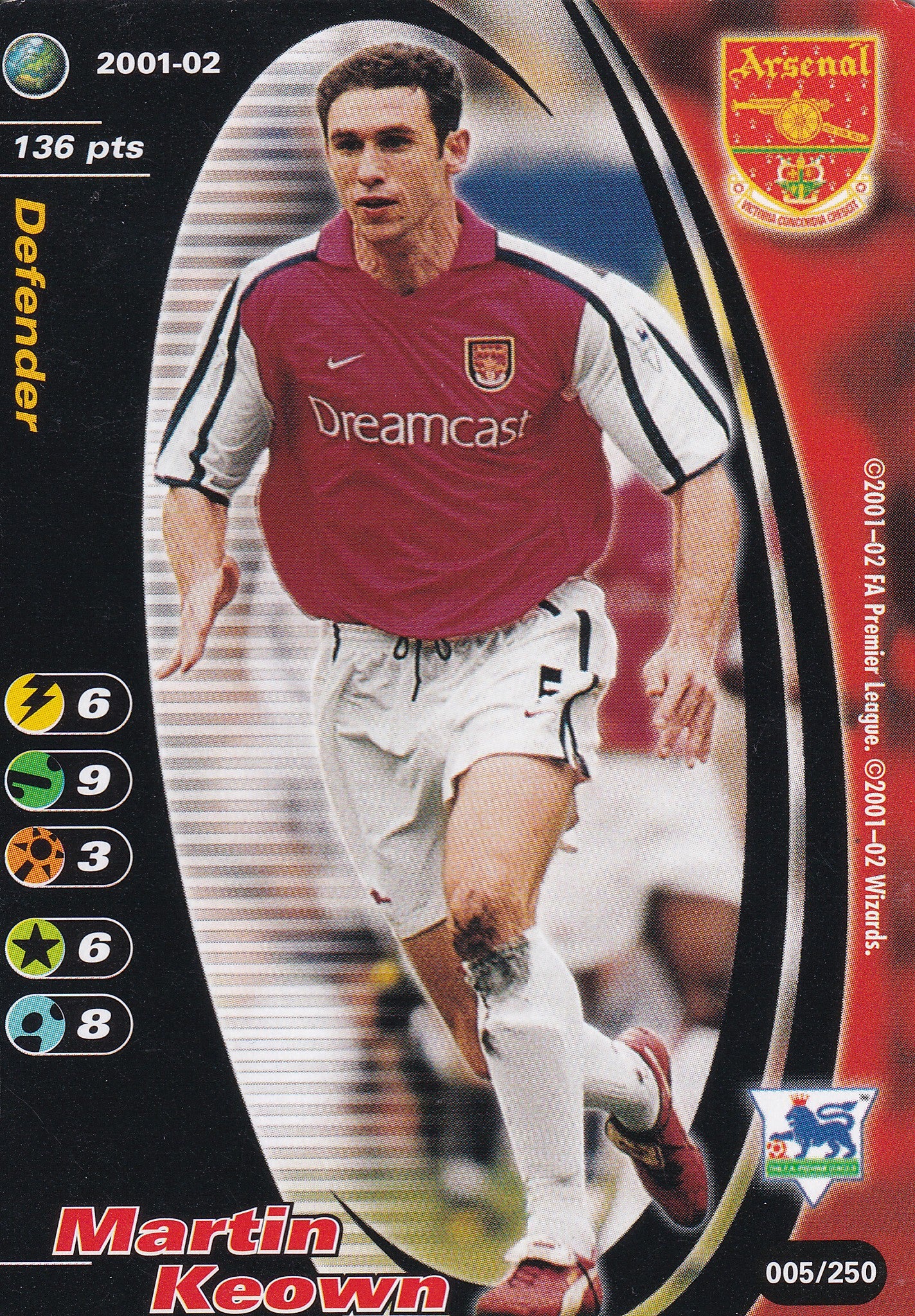 005. MARTIN KEOWN - ARSENAL