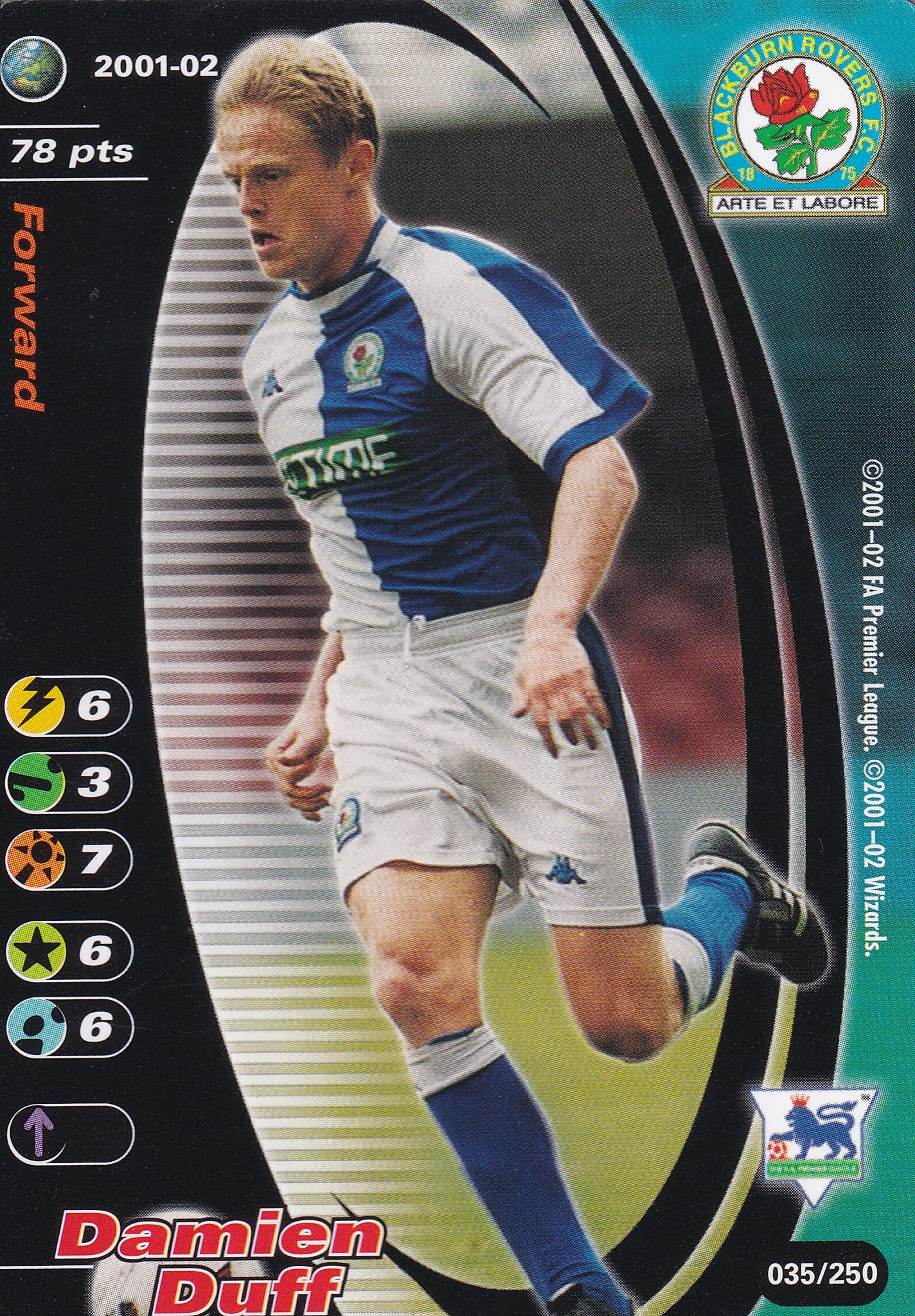 035. DAMIEN DUFF - BLACKBURN ROVERS