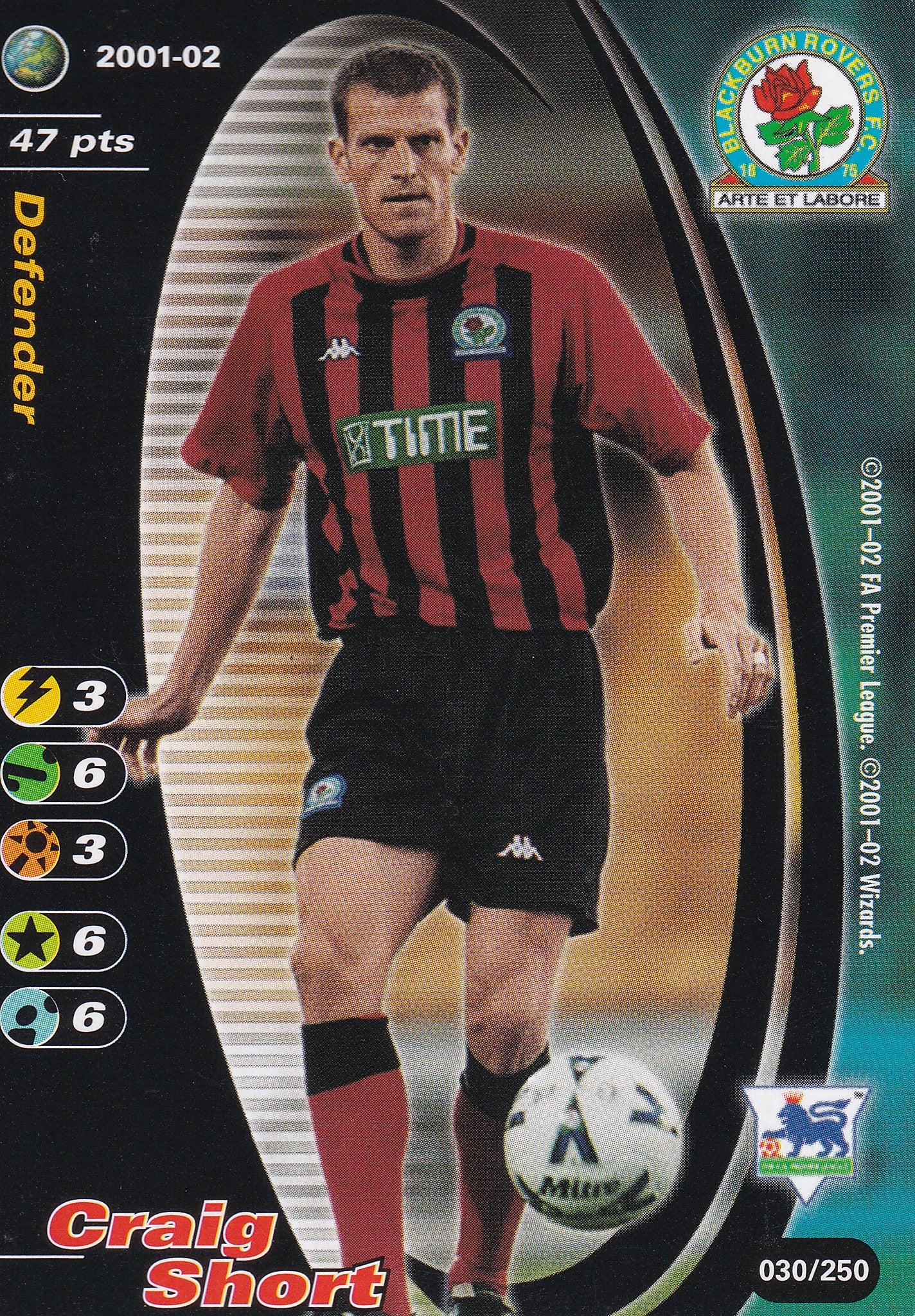 030. CRAIG SHORT - BLACKBURN ROVERS