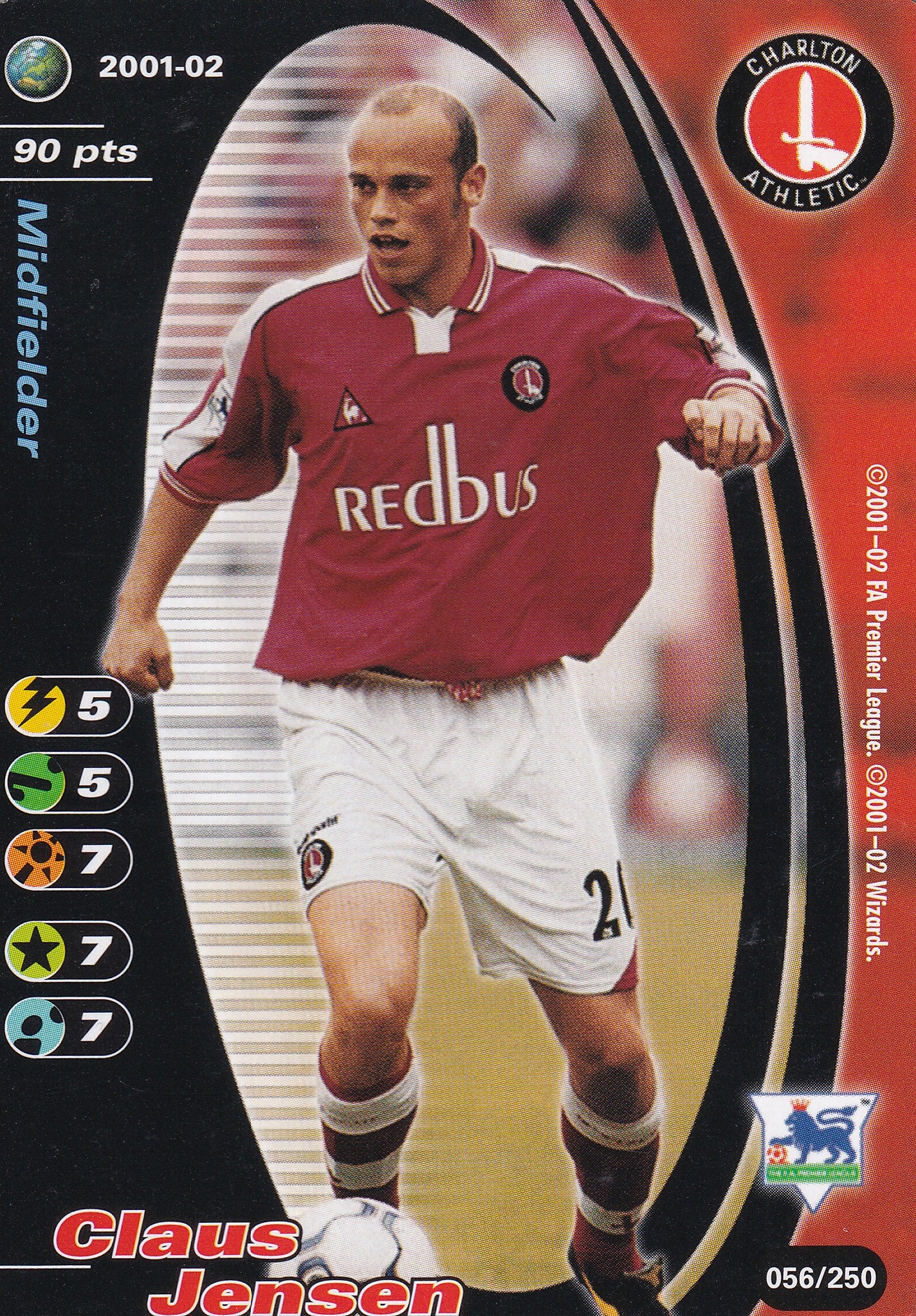 056. CLAUS JENSEN - CHARLTON ATHLETIC