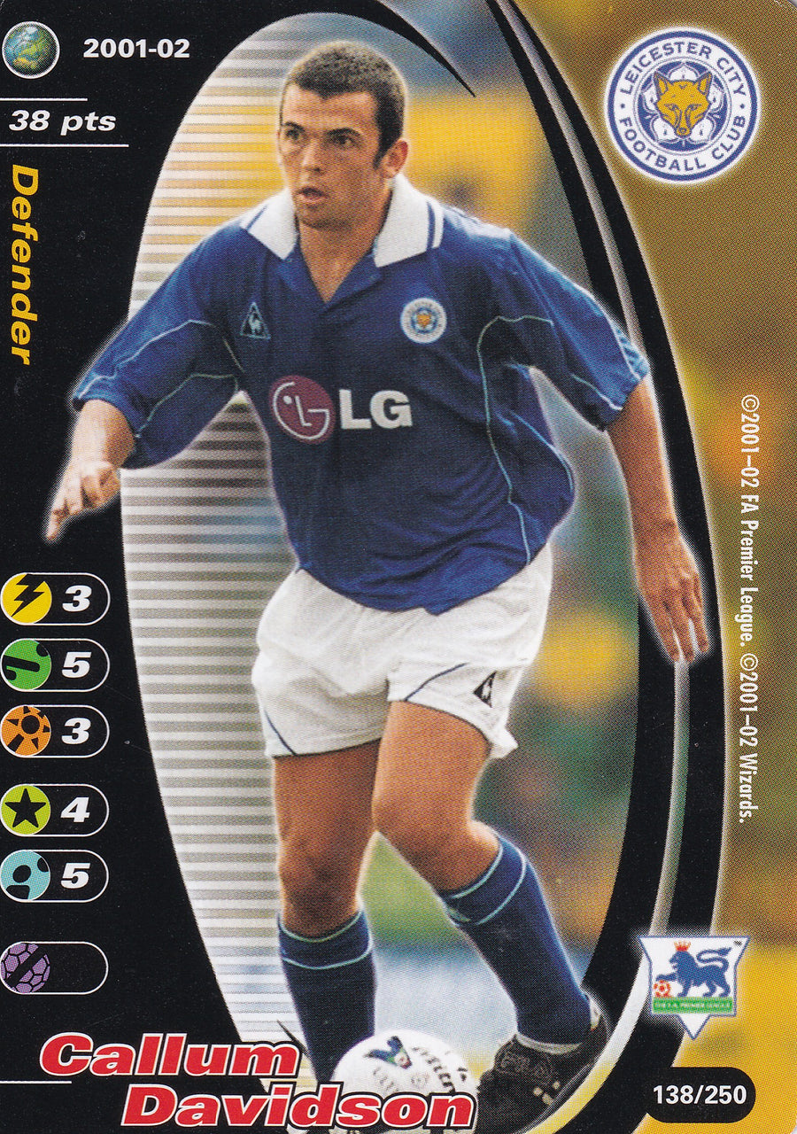 138. CALLUM DAVIDSON - LEICESTER CITY