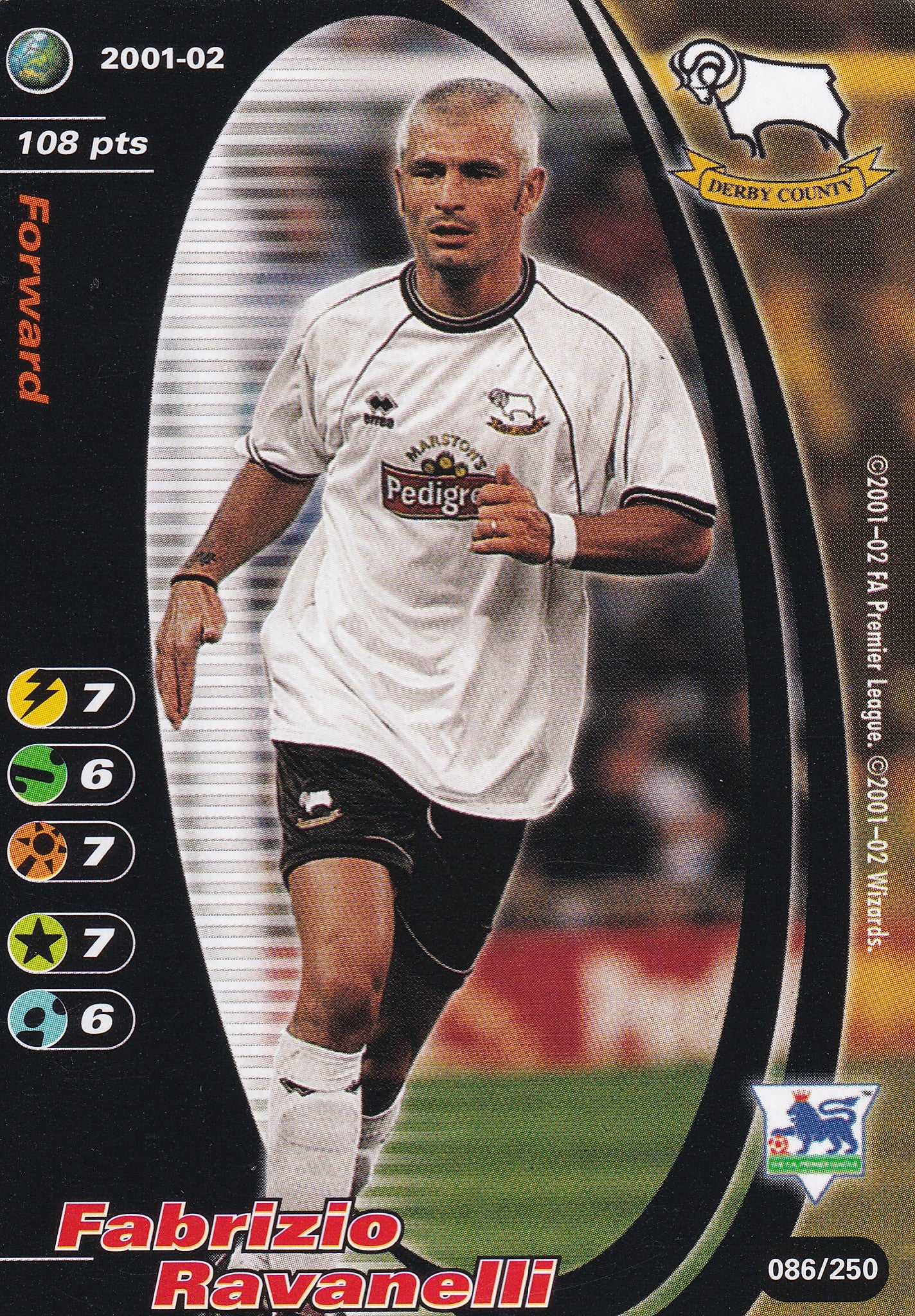 086. FABRIZIO RAVANELLI - DERBY COUNTY