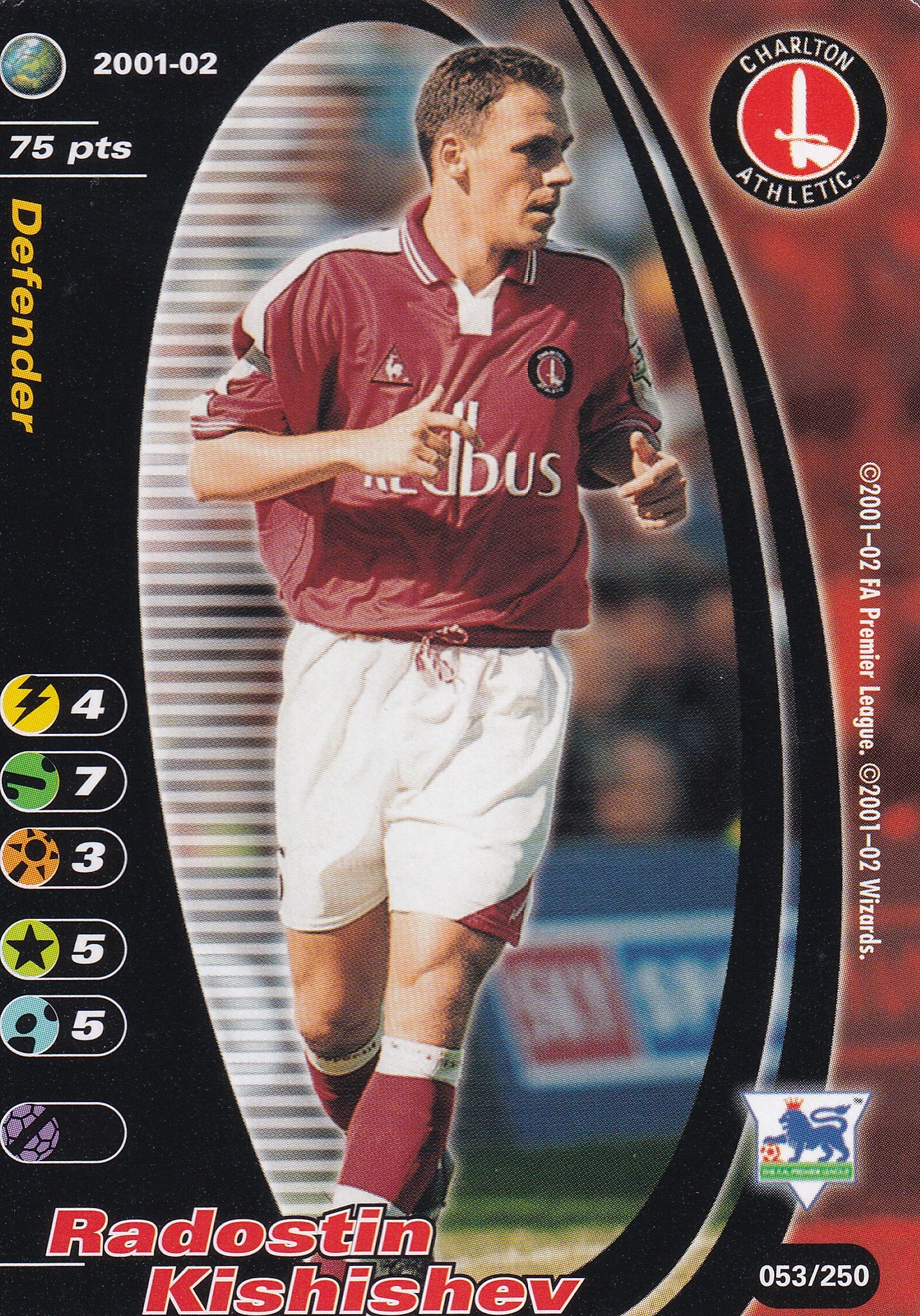 053. RADOSTIN KISHISHEV - CHARLTON ATHLETIC