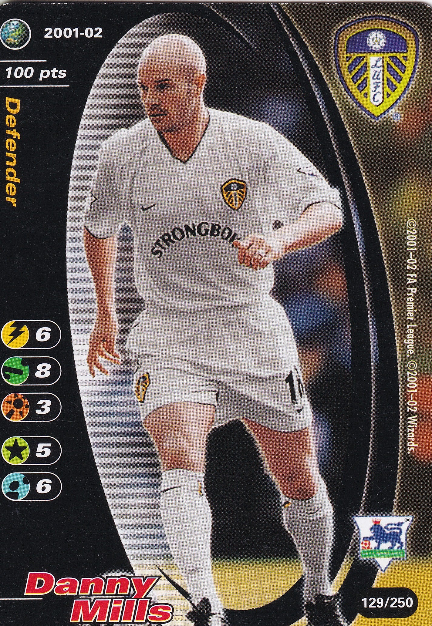 129. DANNY MILLS - LEEDS UNITED