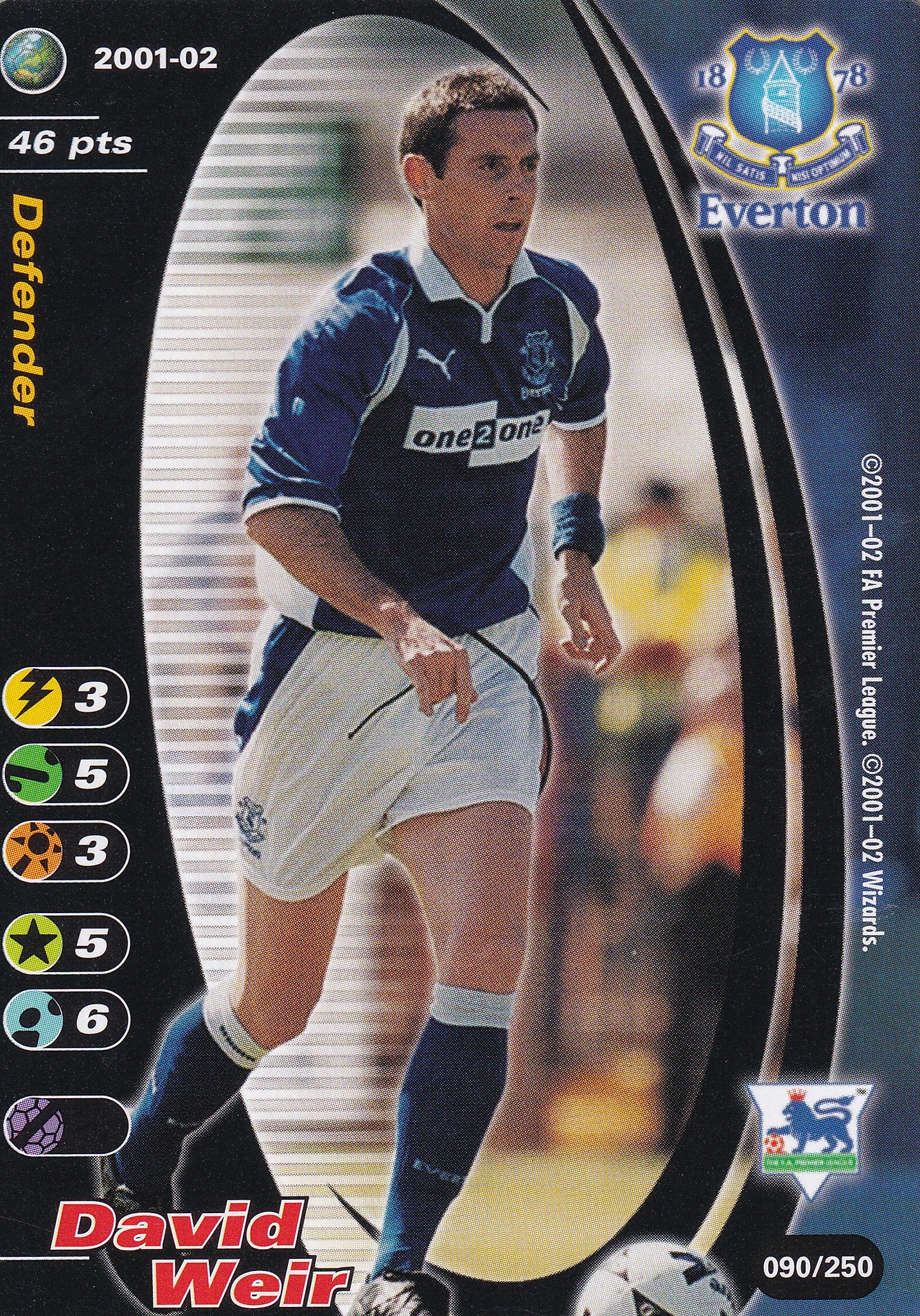 090. DAVID WEIR - EVERTON