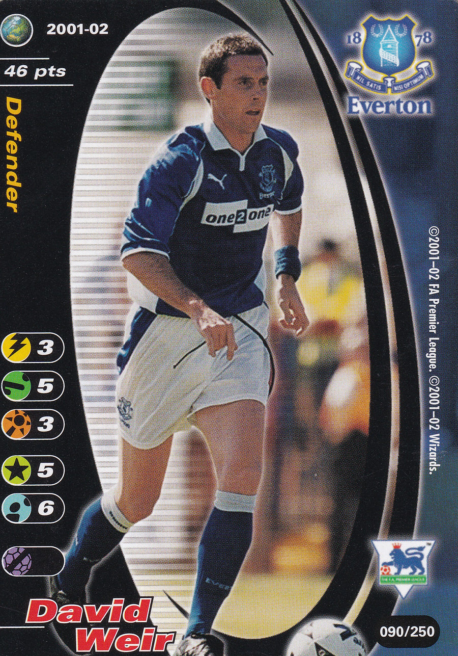 090. DAVID WEIR - EVERTON