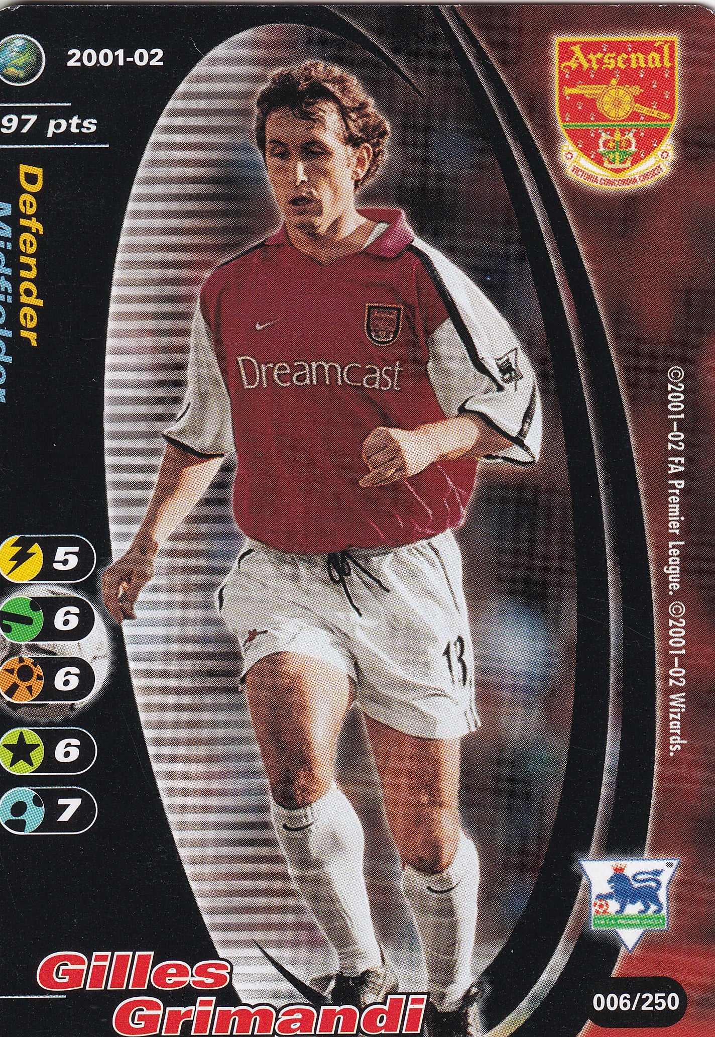 006. GILLES GRIMANDI - ARSENAL
