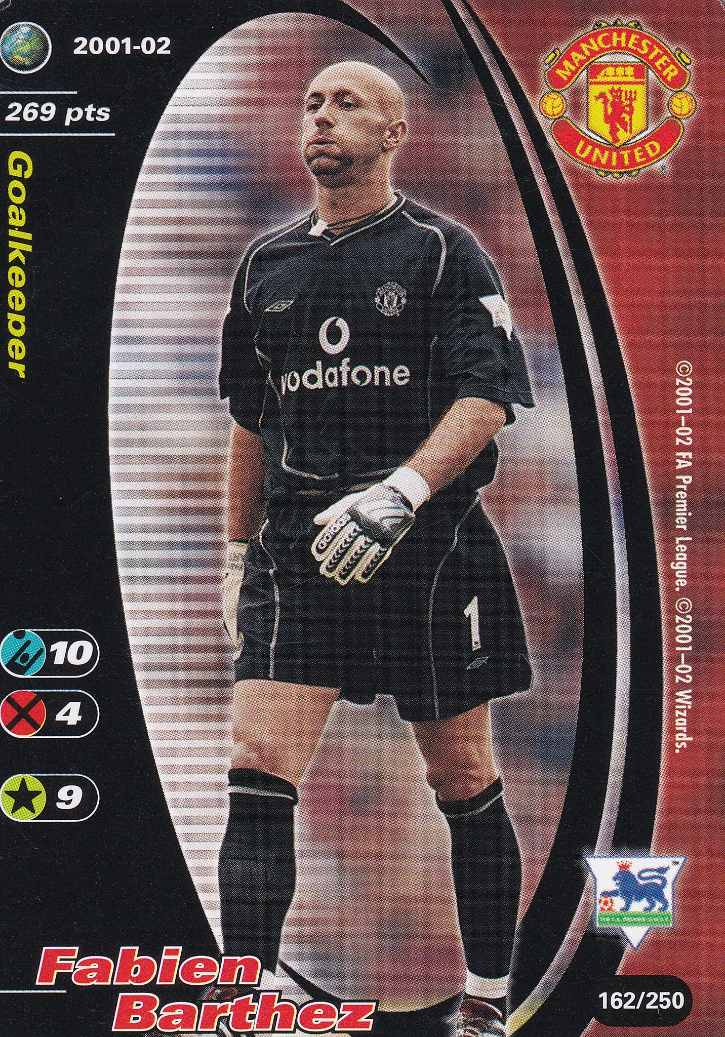 156. FABIEN BARTHEZ - MANCHESTER UNITED