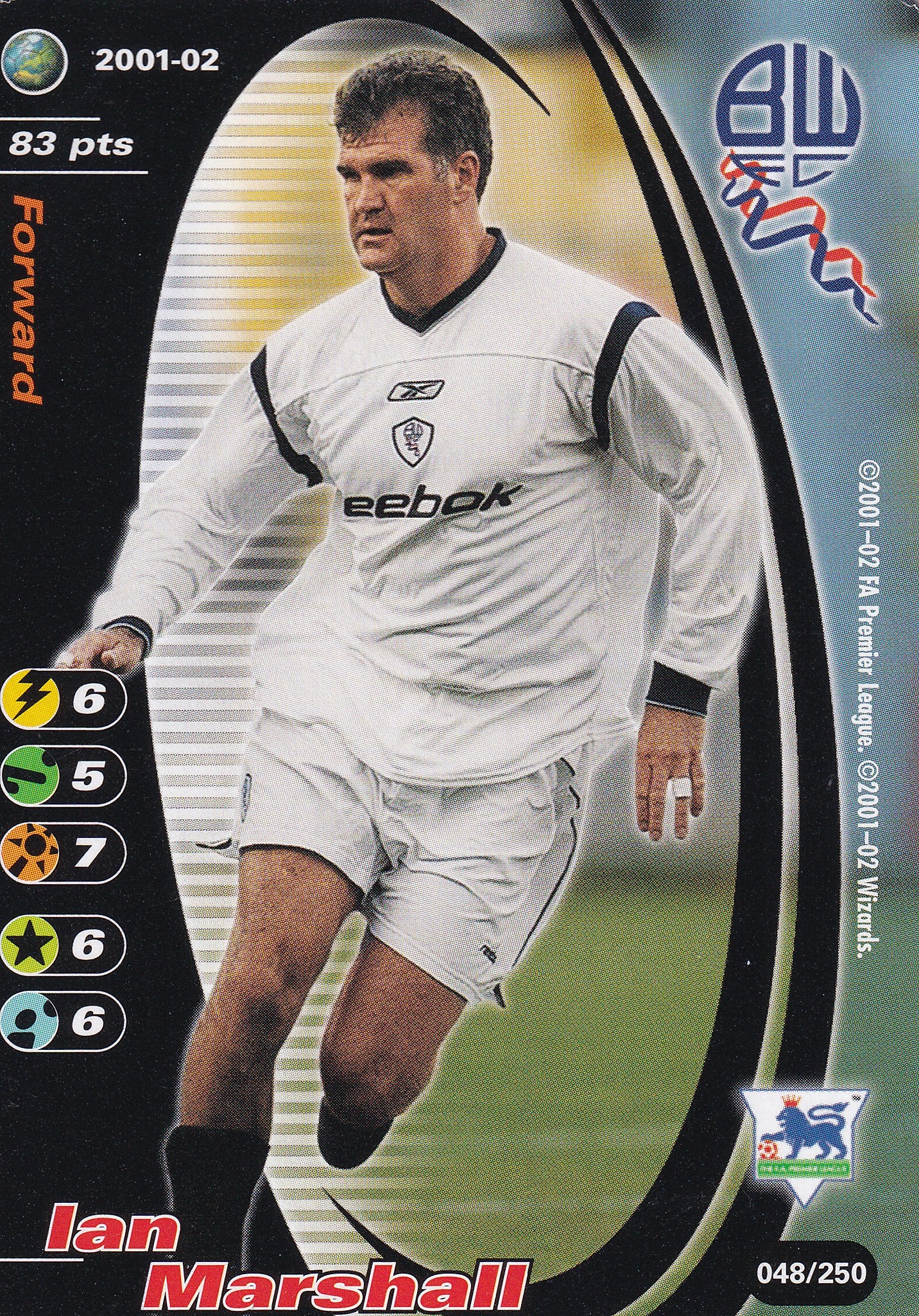 048. IAN MARSHALL - BOLTON WANDERERS